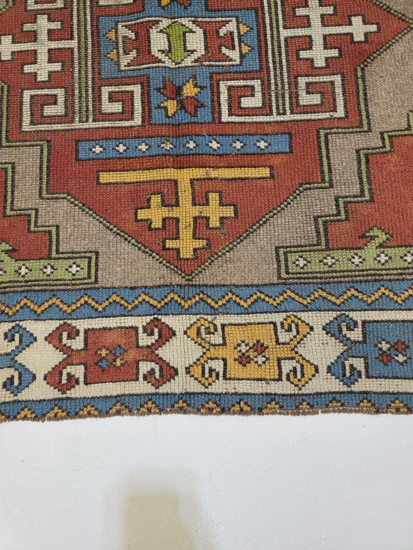 Hand-Knotted Wool Area Rug Turkish Anatolian Konya 4'7" x 6'6"