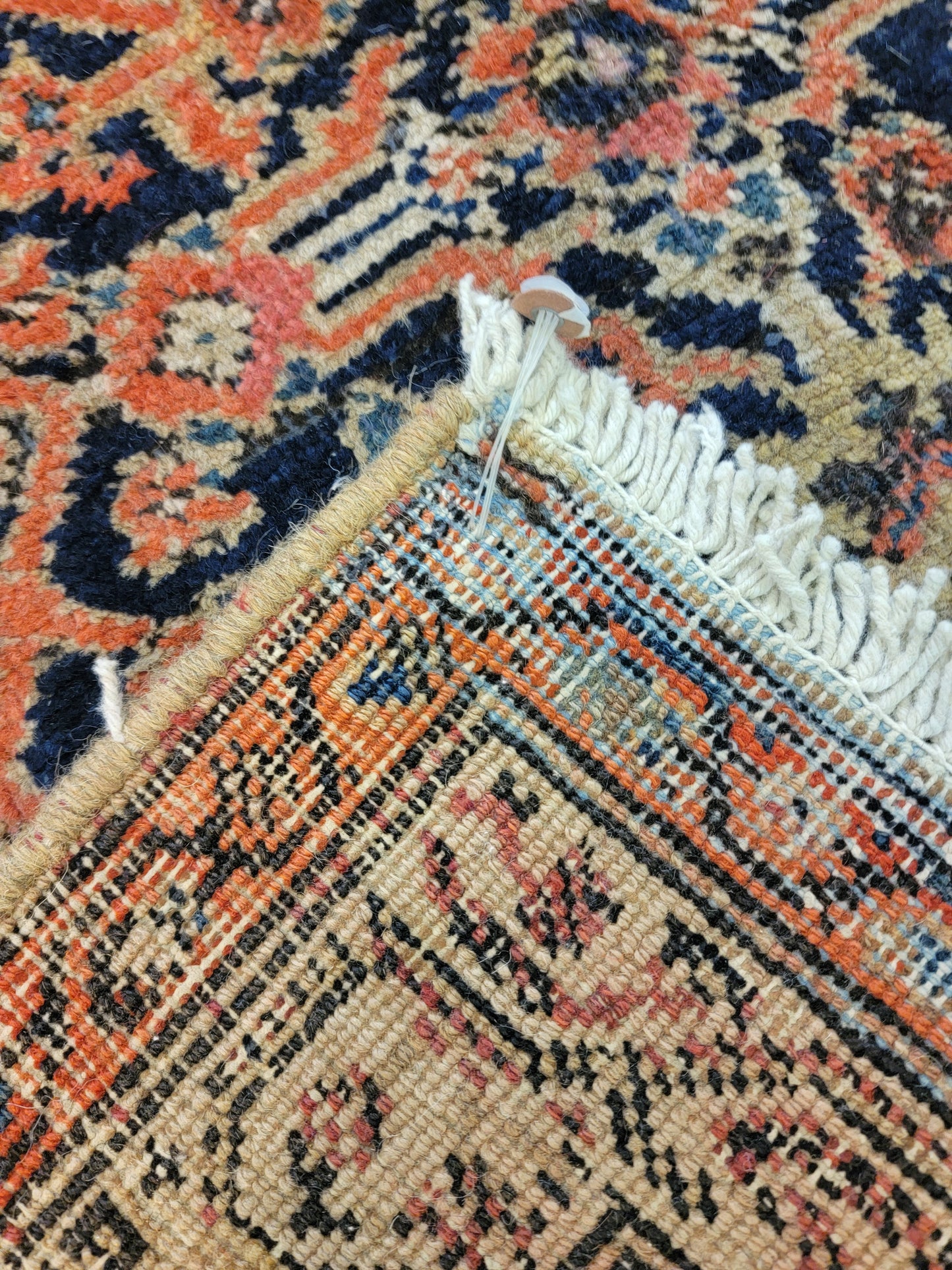 Antique Hand-Knotted Wool Area Rug Malayer Collectible 8'5" x 22'10"