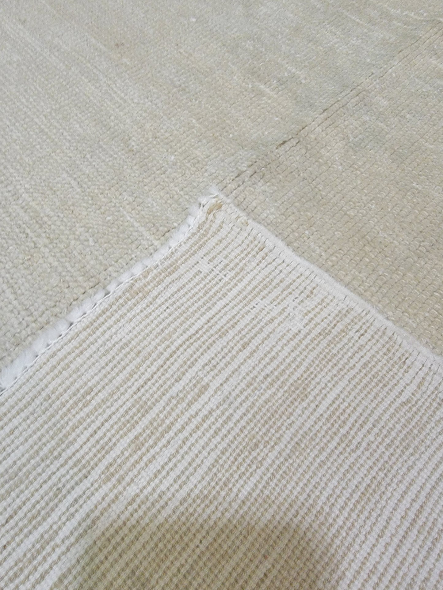 Hand-Knotted Wool Runner Turkish Oushak 3'6" x 7'6"
