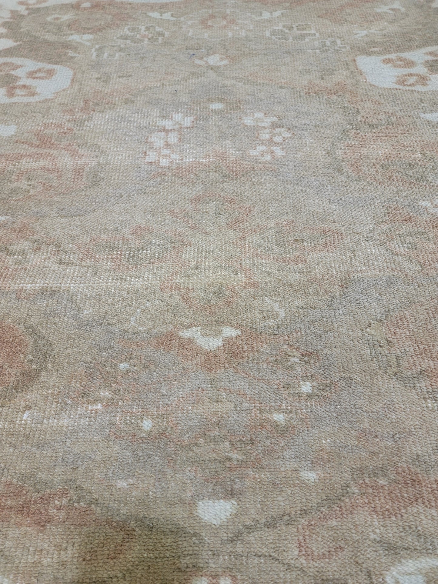Hand-Knotted Wool Area Rug Turkish Oushak 7'8" x 10'6"