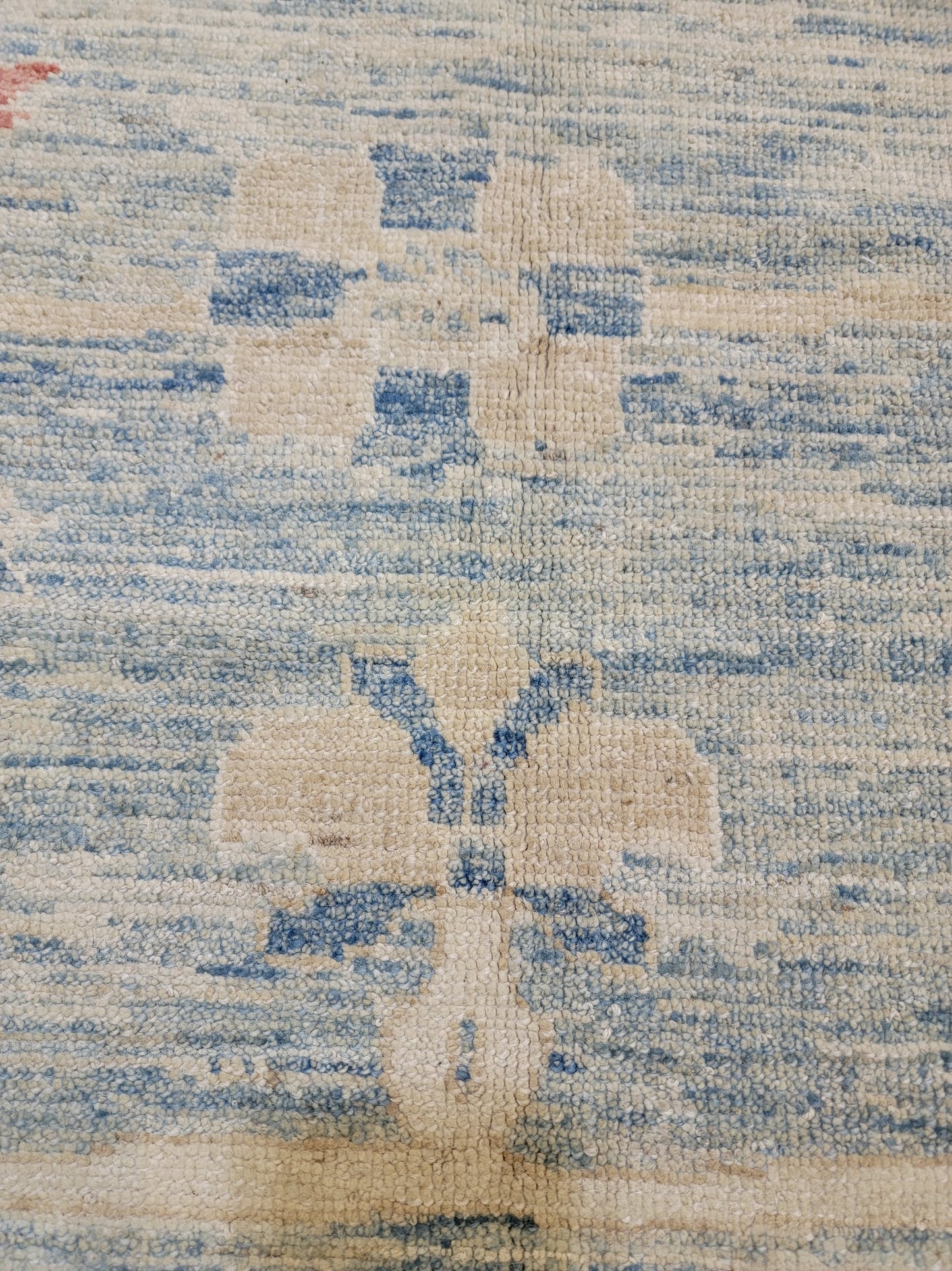 Hand-Knotted Wool Area Rug Turkish Oushak 12'1" x 16'4"