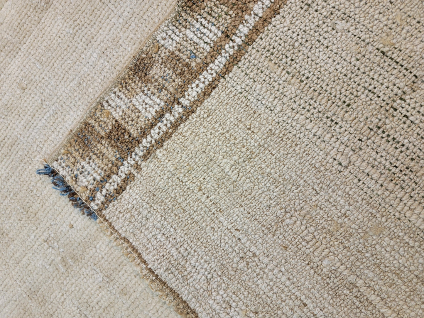 Hand-Knotted Wool Area Rug Turkish Oushak 10'7" x 12'10"