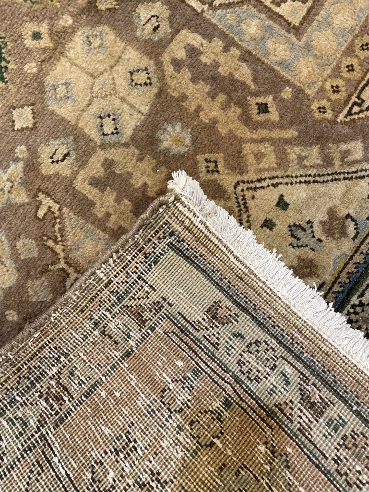 Hand-Knotted Wool Rug Tabriz 6'8" x 9'8"