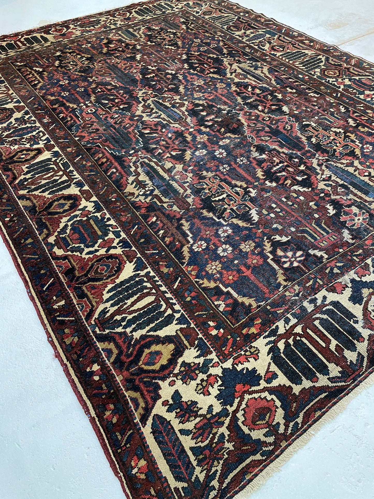 Hand-Knotted Wool Rug Bakhtiari 8'7" x 10'8"