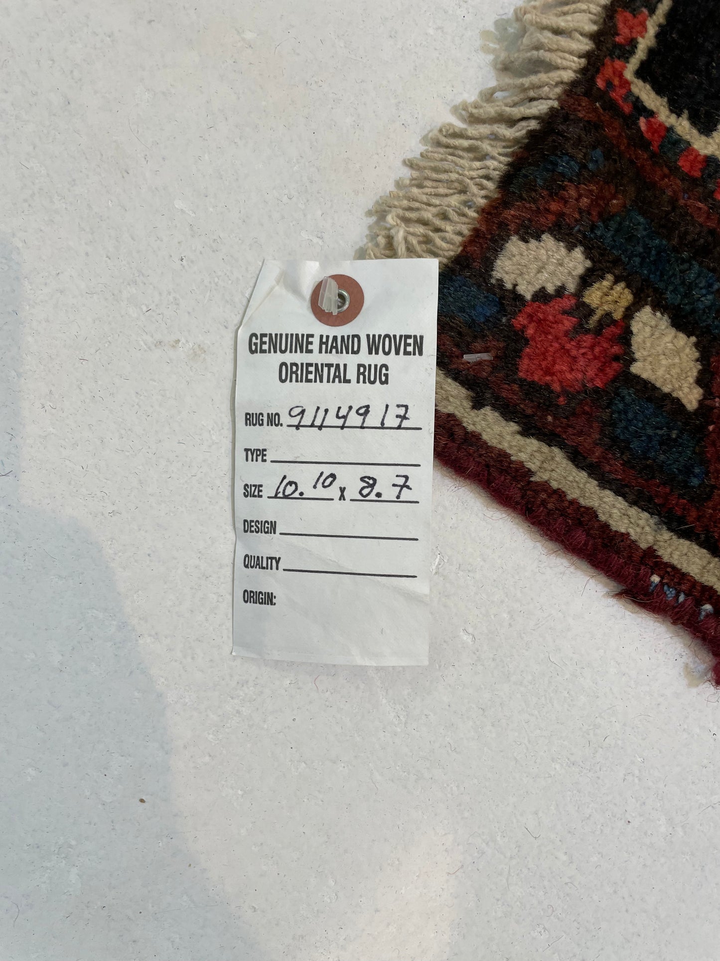 Hand-Knotted Wool Rug Bakhtiari 8'7" x 10'8"