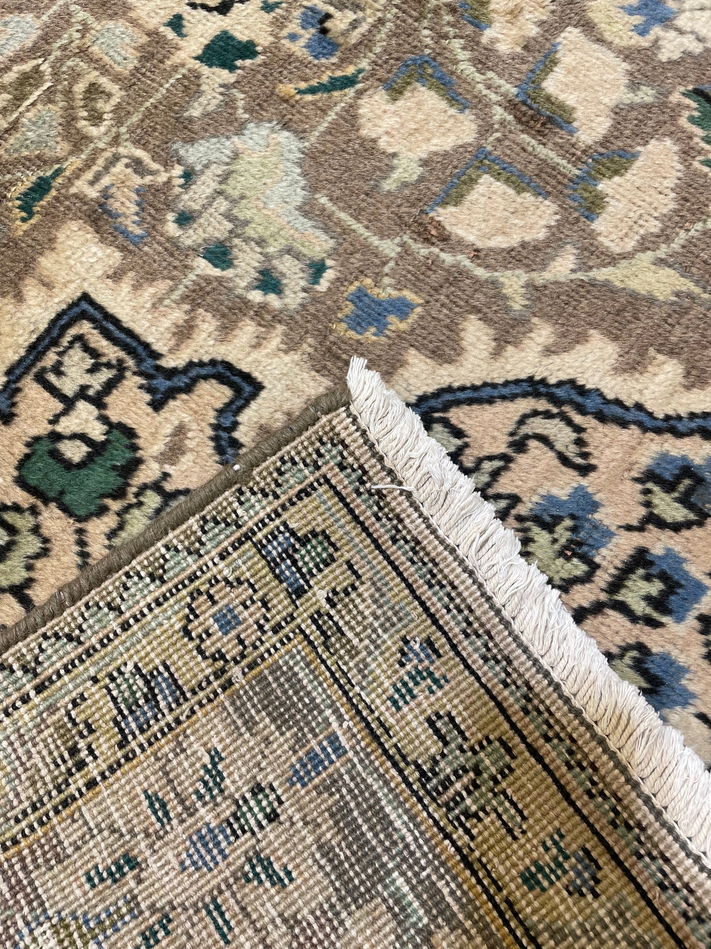 Hand-Knotted Wool Rug Tabriz 6'6" x 9'11"