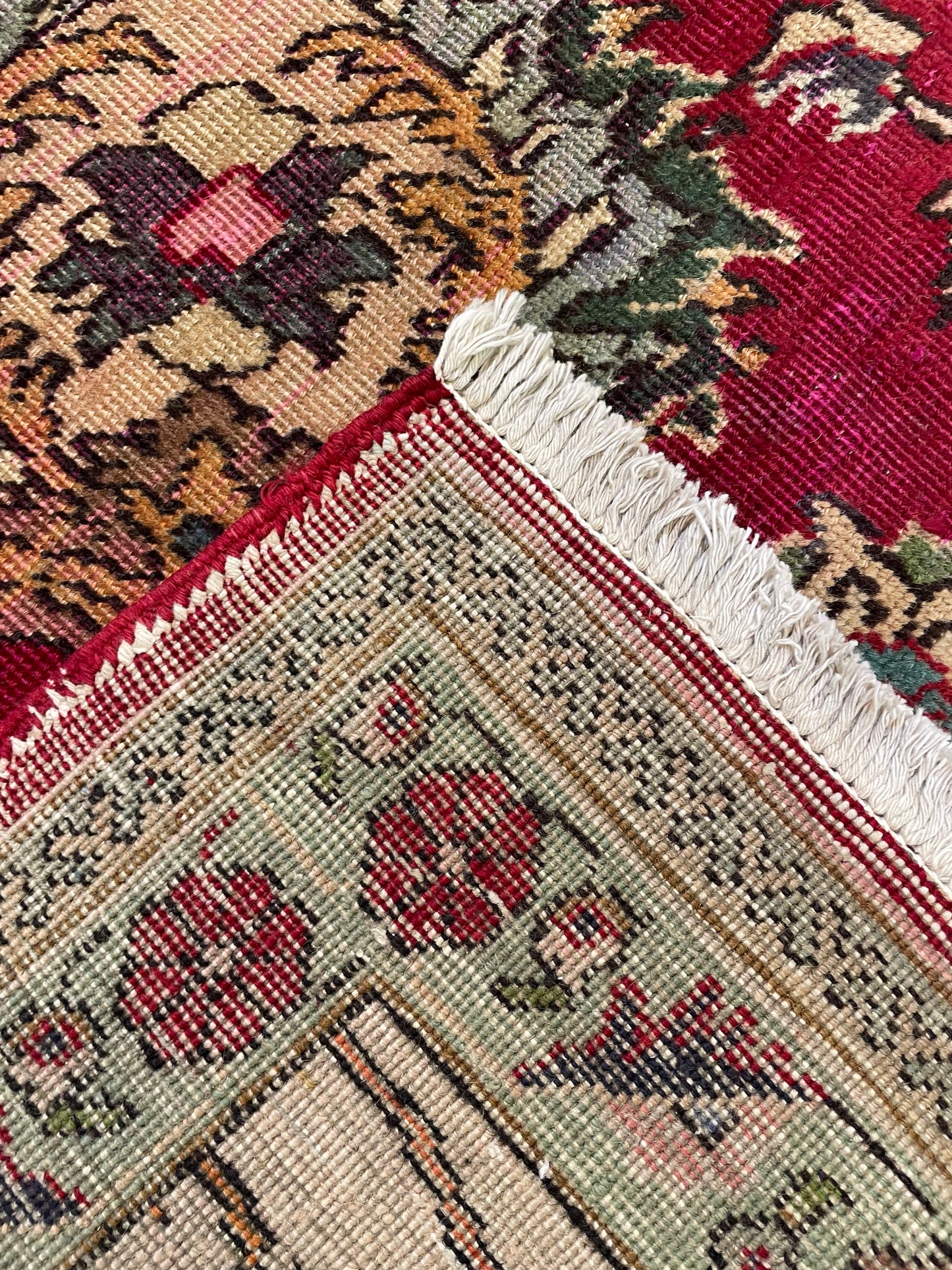 Hand-Knotted Wool Rug Tabriz 11'6" x 14'1"