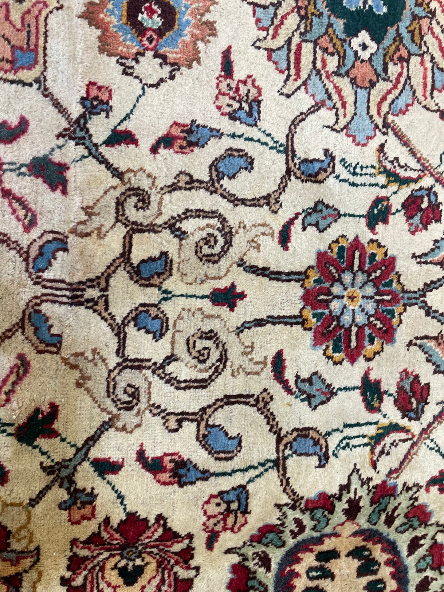Hand-Knotted Wool Rug Tabriz 11'6" x 16'3"
