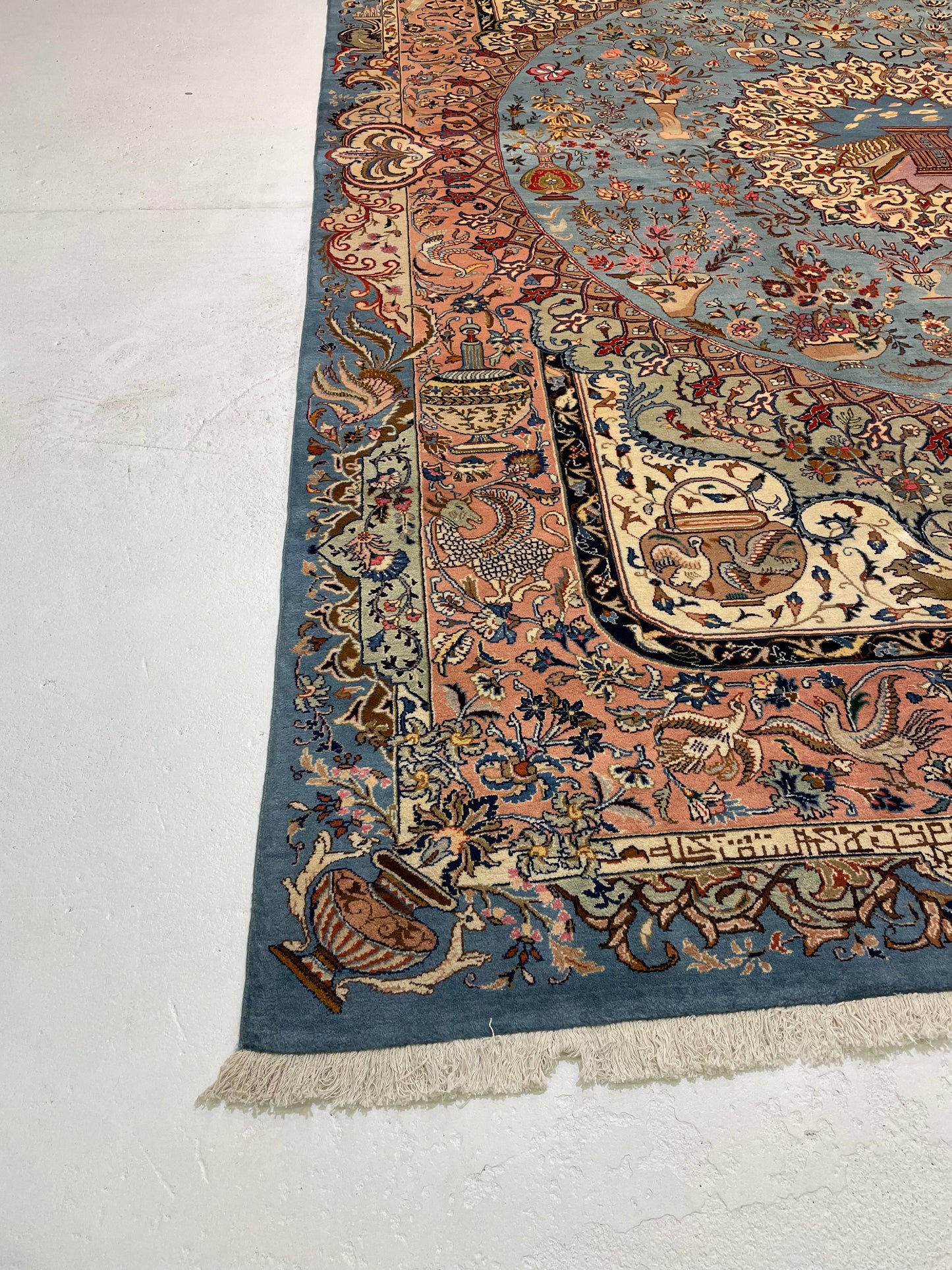 Hand-Knotted Wool Rug Kashmar 9'7" x 13'1"