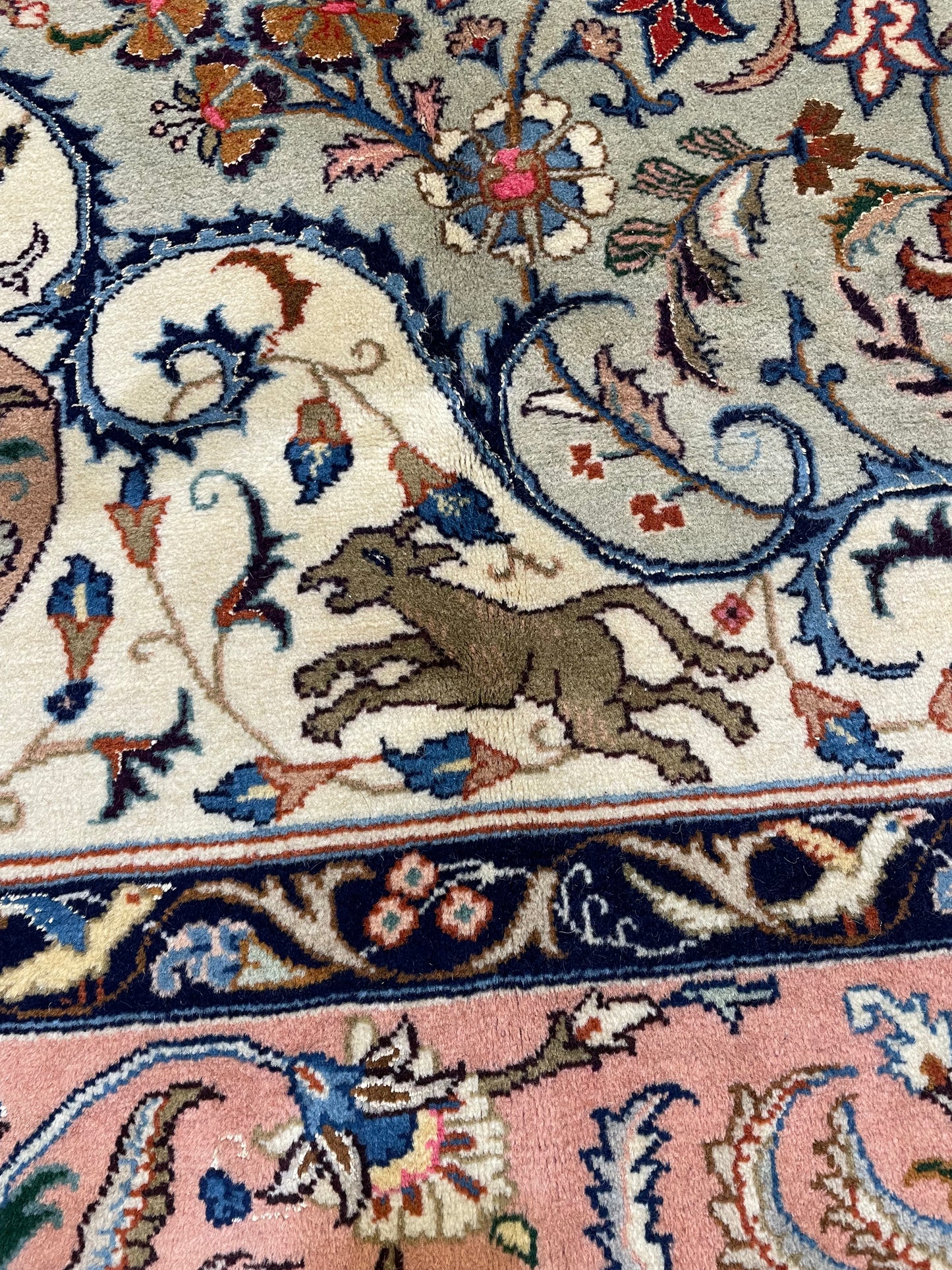Hand-Knotted Wool Rug Kashmar 9'7" x 13'1"