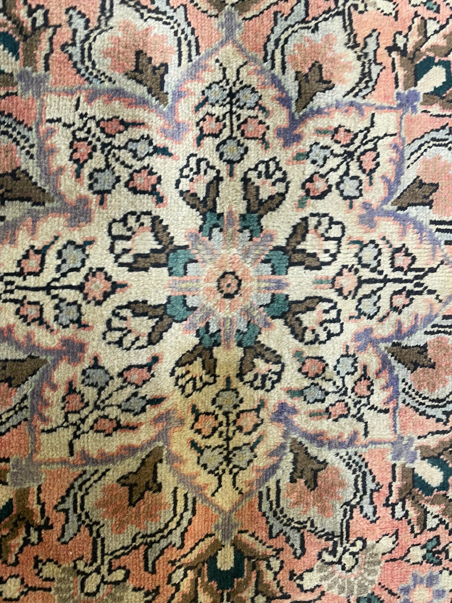 Hand-Knotted Wool Rug Tabriz 9'9" x 13'4"