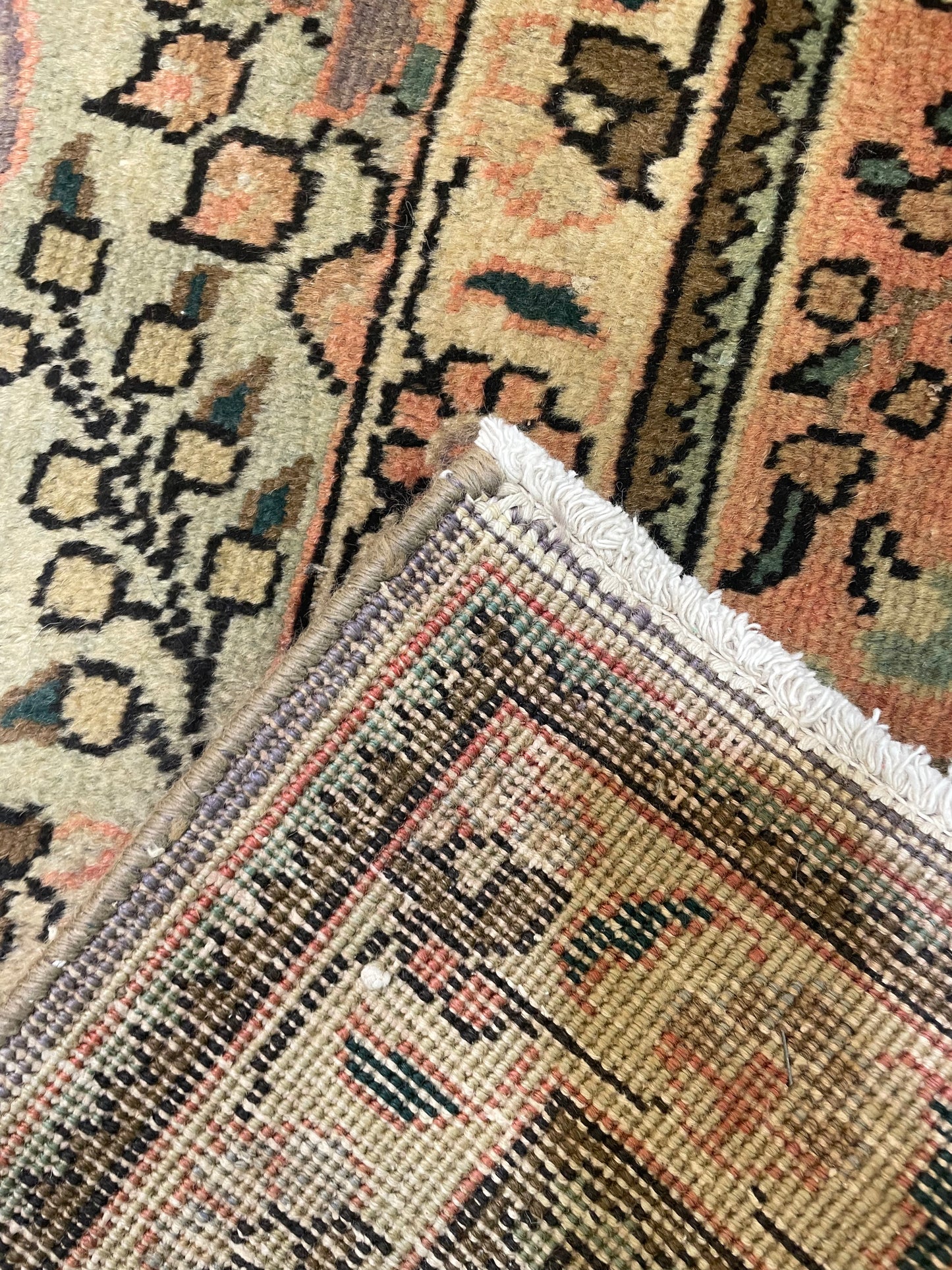 Hand-Knotted Wool Rug Tabriz 9'9" x 13'4"