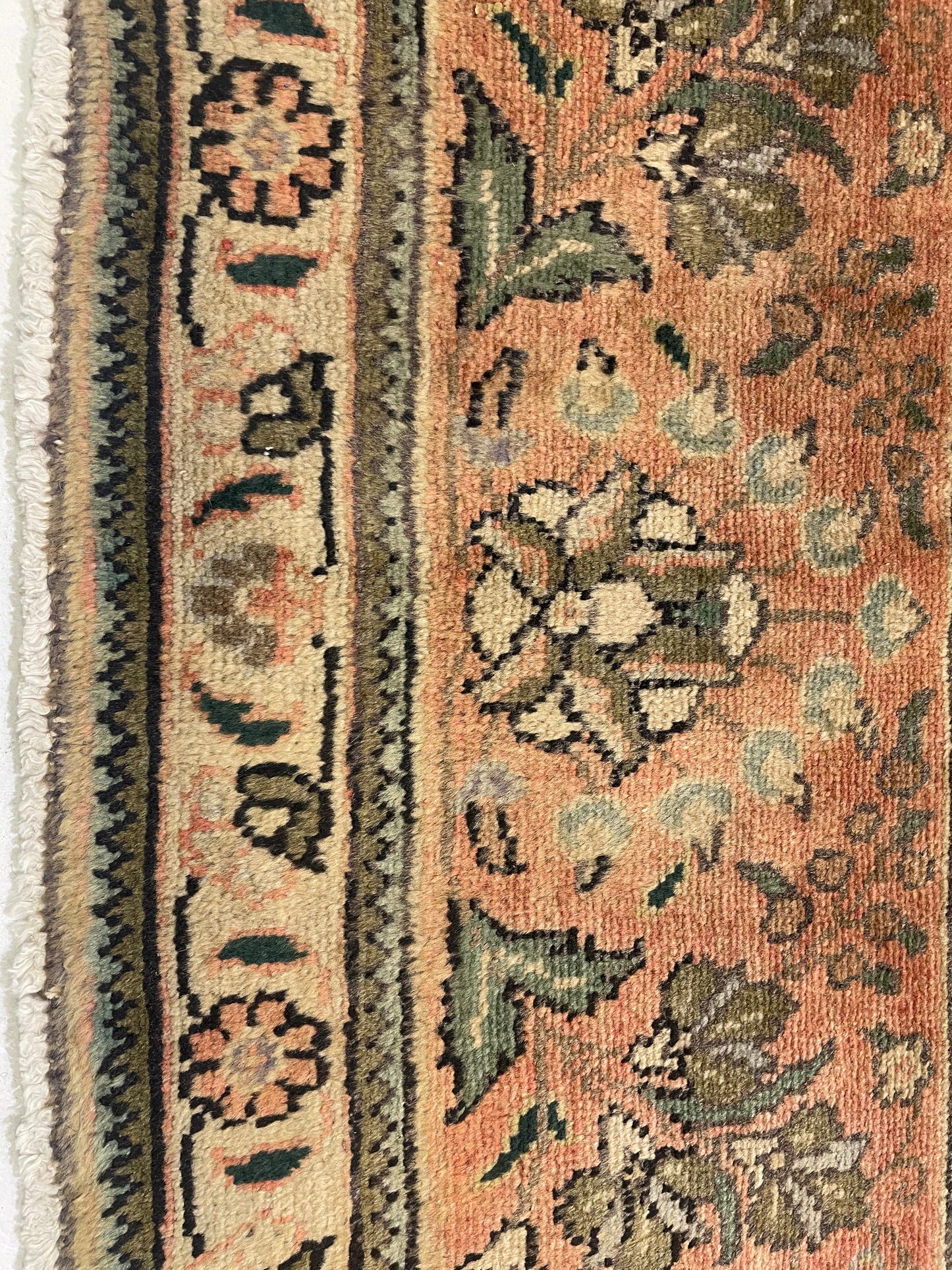 Hand-Knotted Wool Rug Tabriz 9'9" x 13'4"