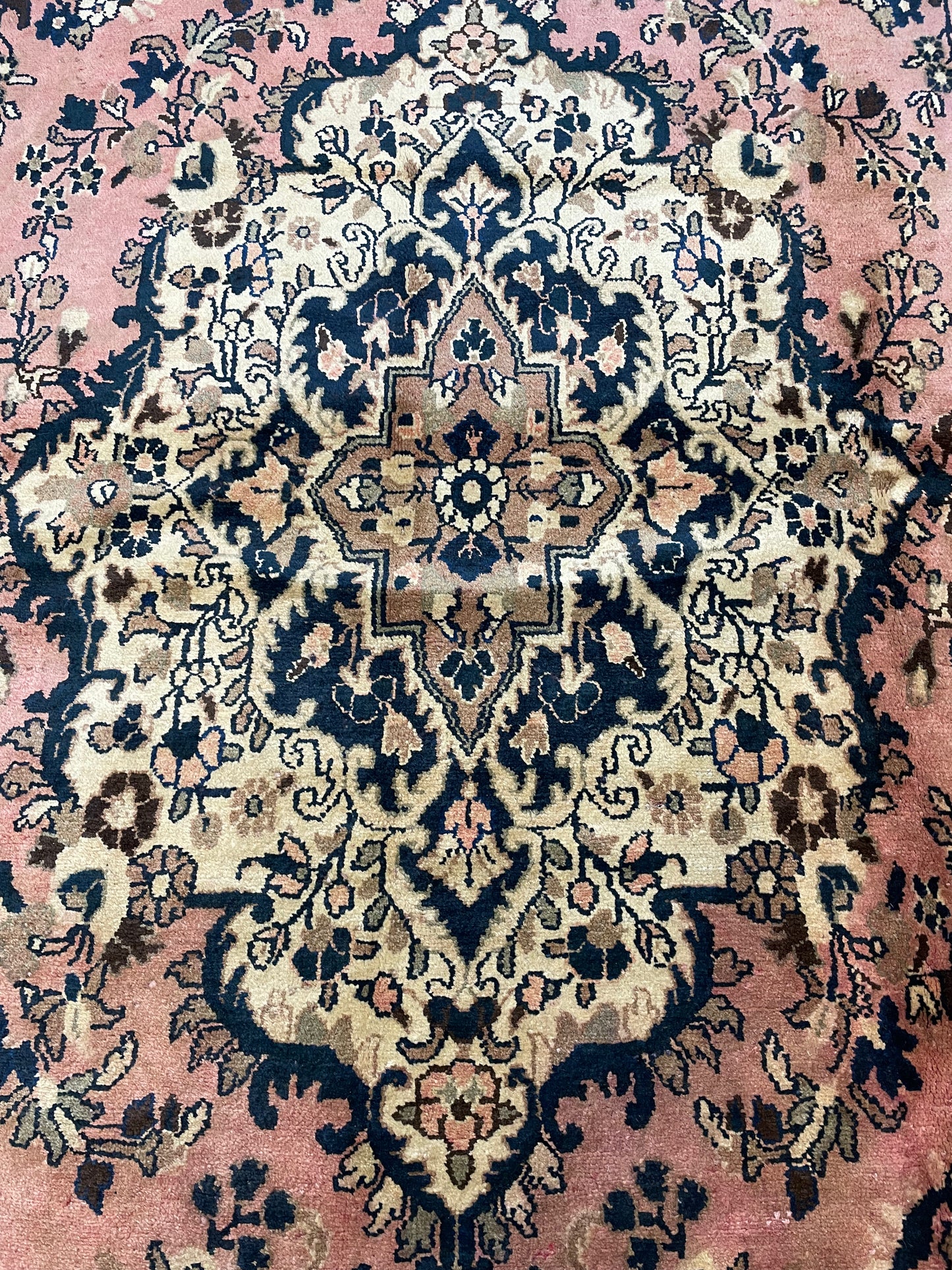 Hand-Knotted Wool Rug Bibikabad 10'5" x 16'6"