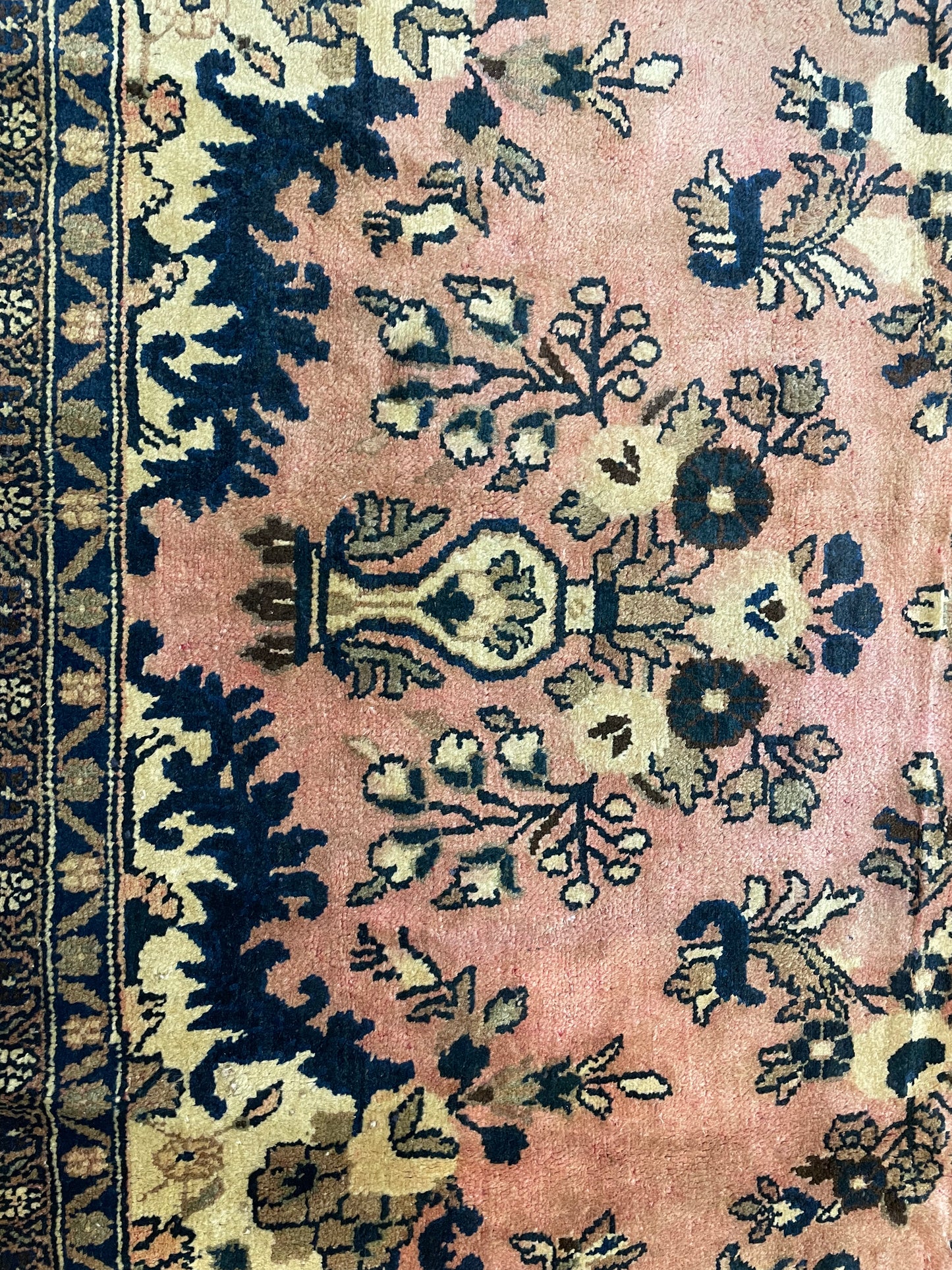 Hand-Knotted Wool Rug Bibikabad 10'5" x 16'6"