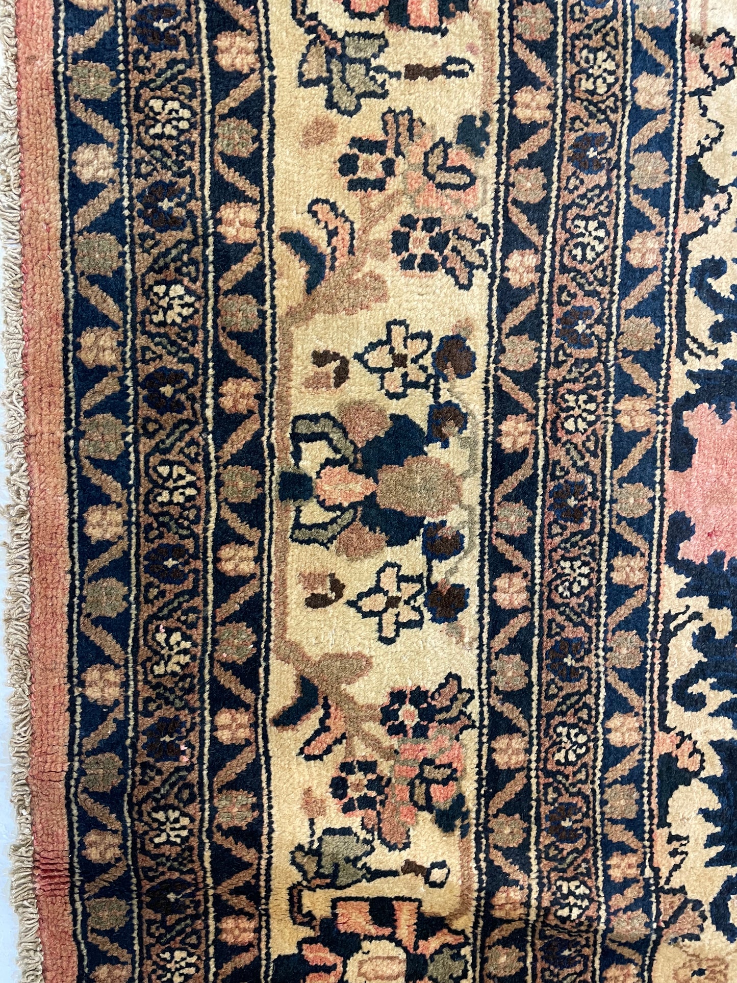 Hand-Knotted Wool Rug Bibikabad 10'5" x 16'6"