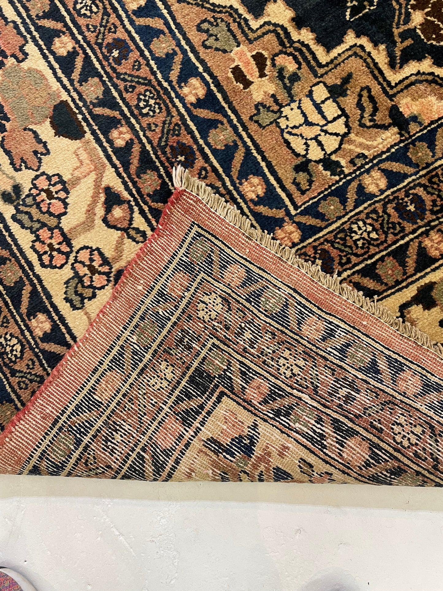 Hand-Knotted Wool Rug Bibikabad 10'5" x 16'6"
