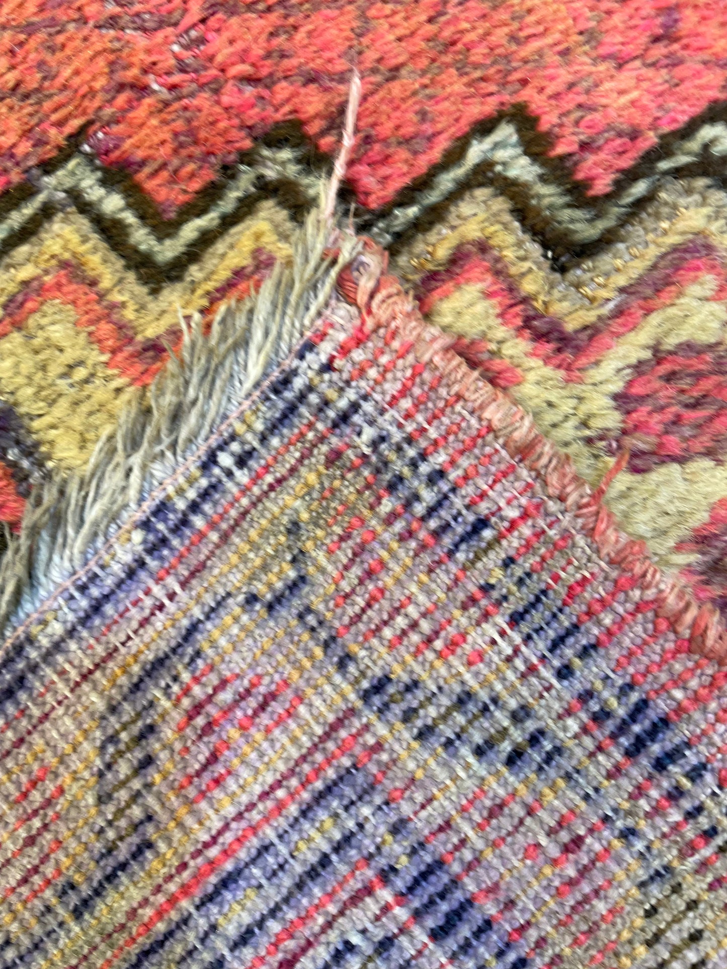 Hand-Knotted Wool Area Rug Antique Khotan Samarkand Collectible 5'6" x 8'3"