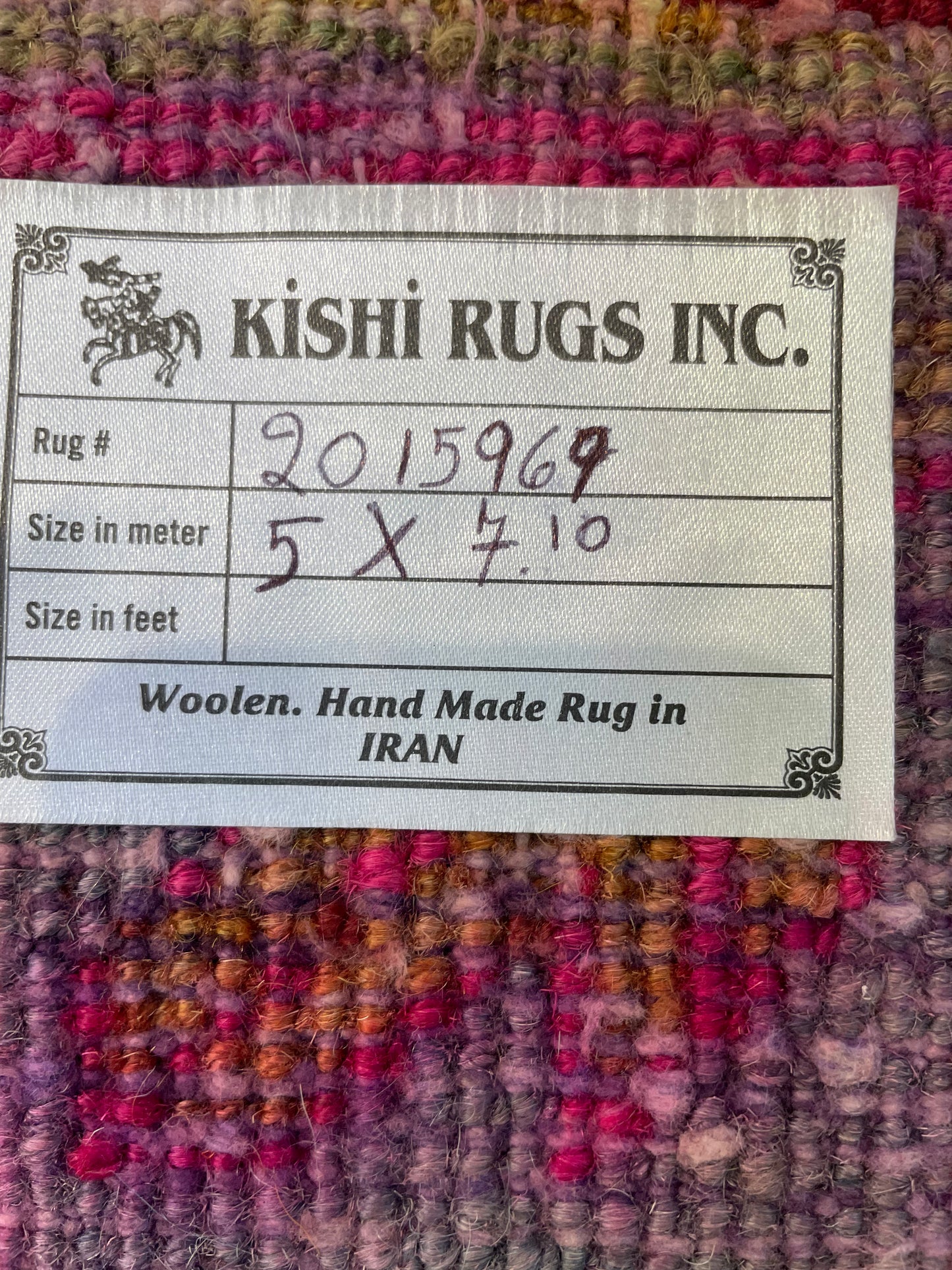 Antique Hand-Knotted Wool Area Rug Khotan Samarkand Collectible 5' x 7'10"
