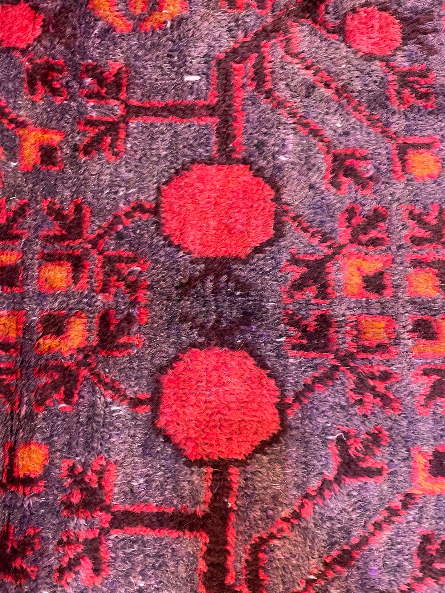 Antique Hand-Knotted Wool Gallery Size Khotan Samarkand Collectible 5'8" x 11'9"