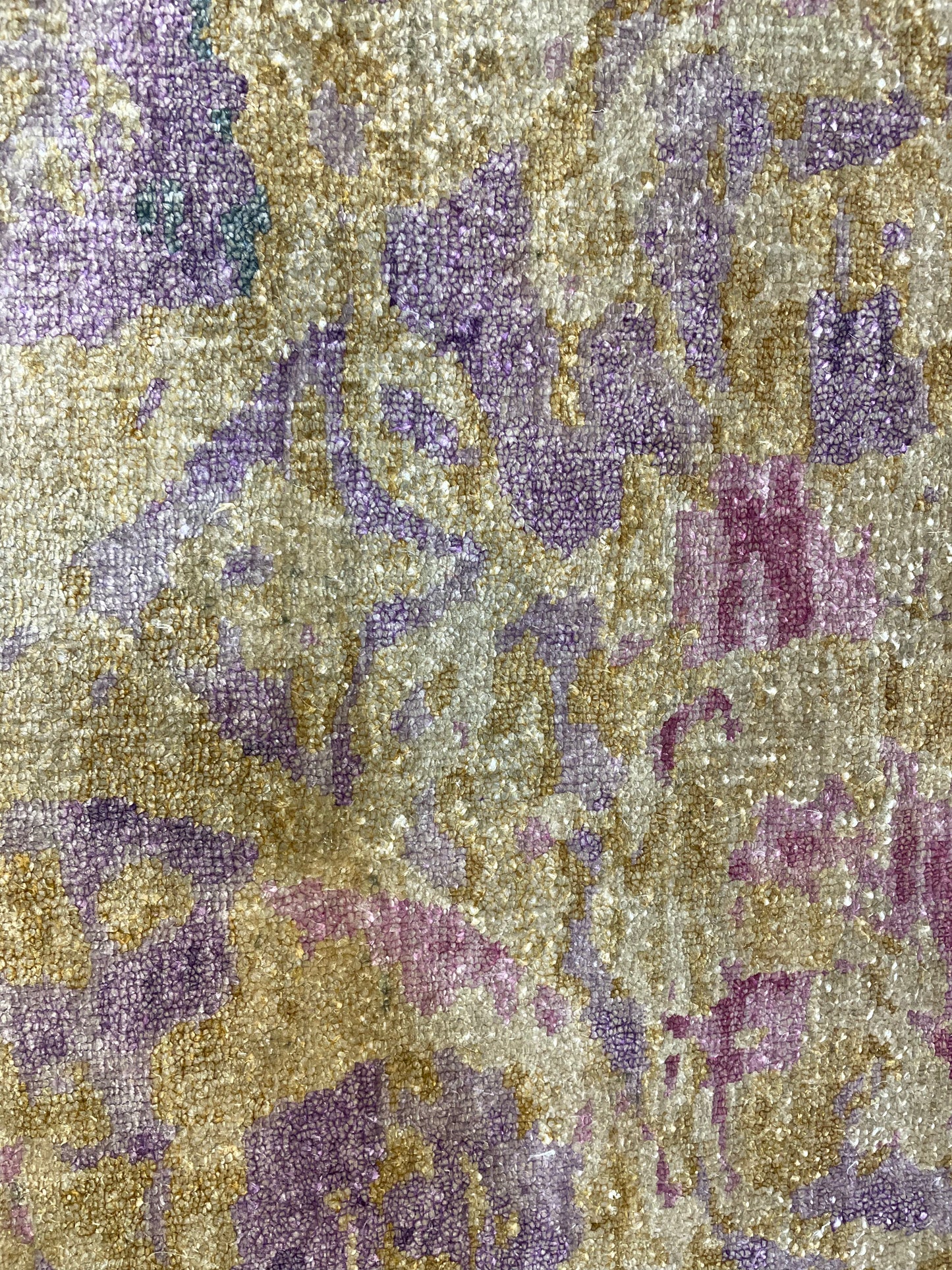 Hand-Knotted Wool Runner Turkish Oushak 2'7" x 12'3"