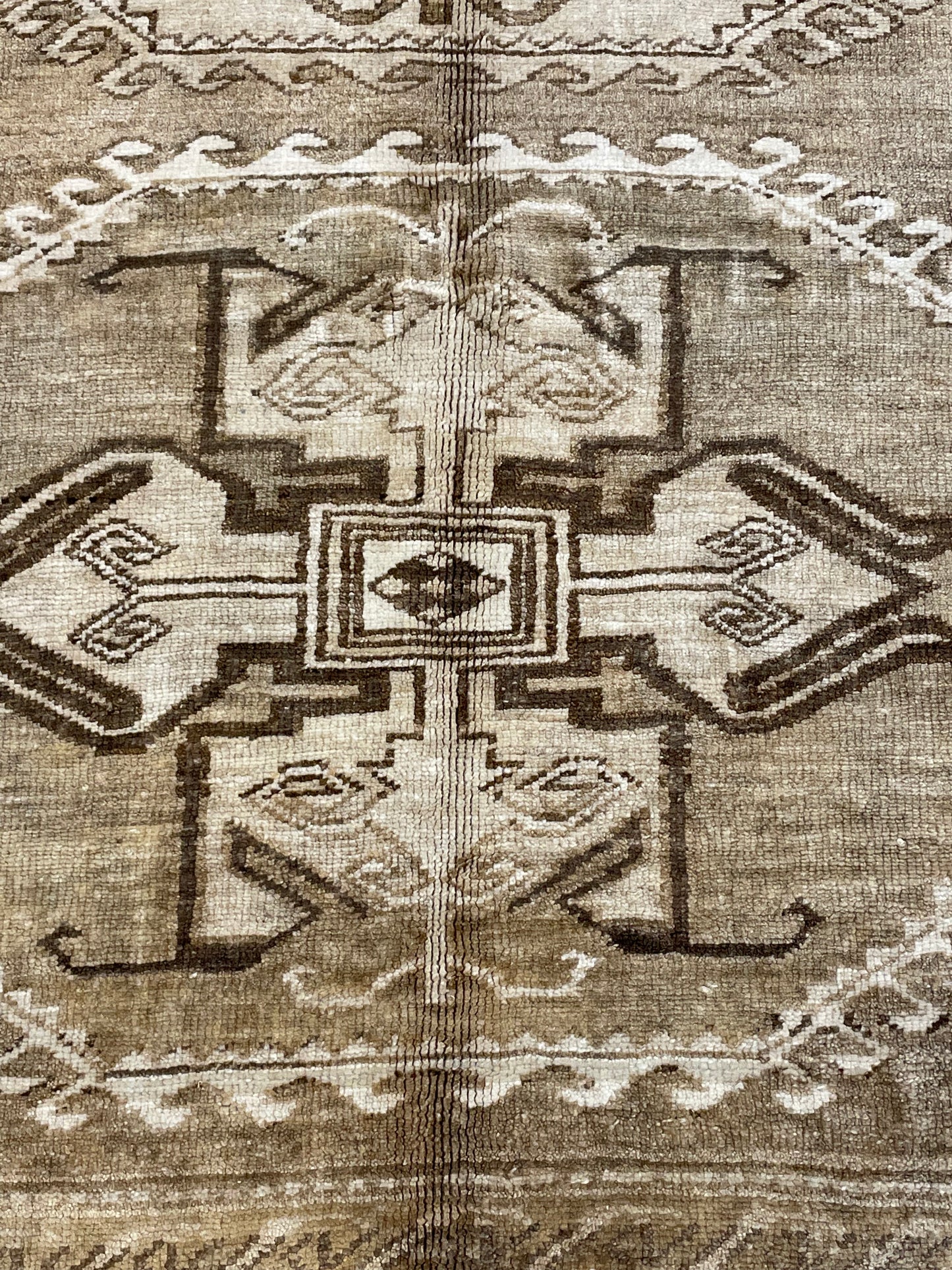 Hand-Knotted Wool Area Rug Turkish Oushak 5'10" x 8'3"