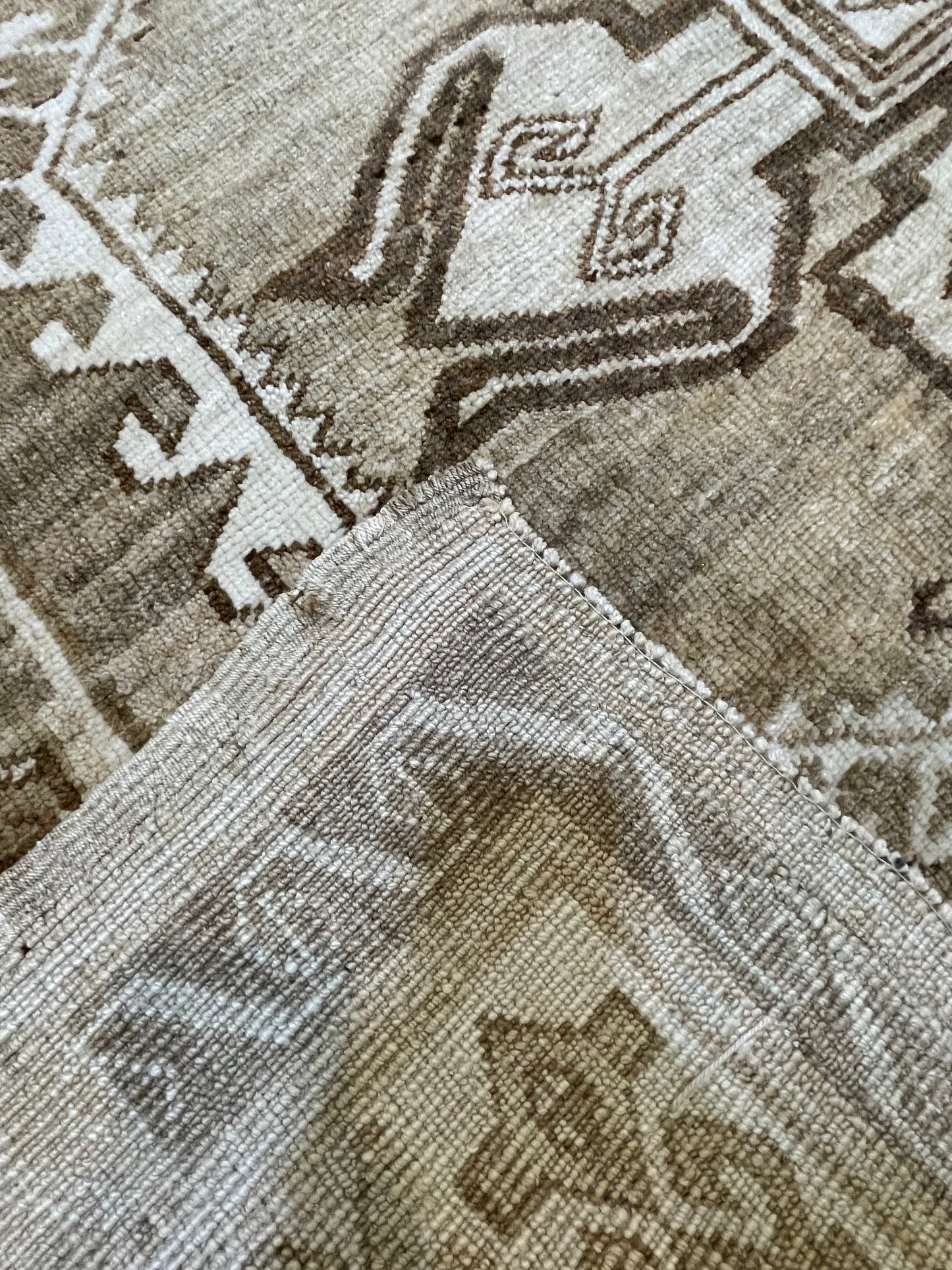 Hand-Knotted Wool Area Rug Turkish Oushak 5'10" x 8'3"