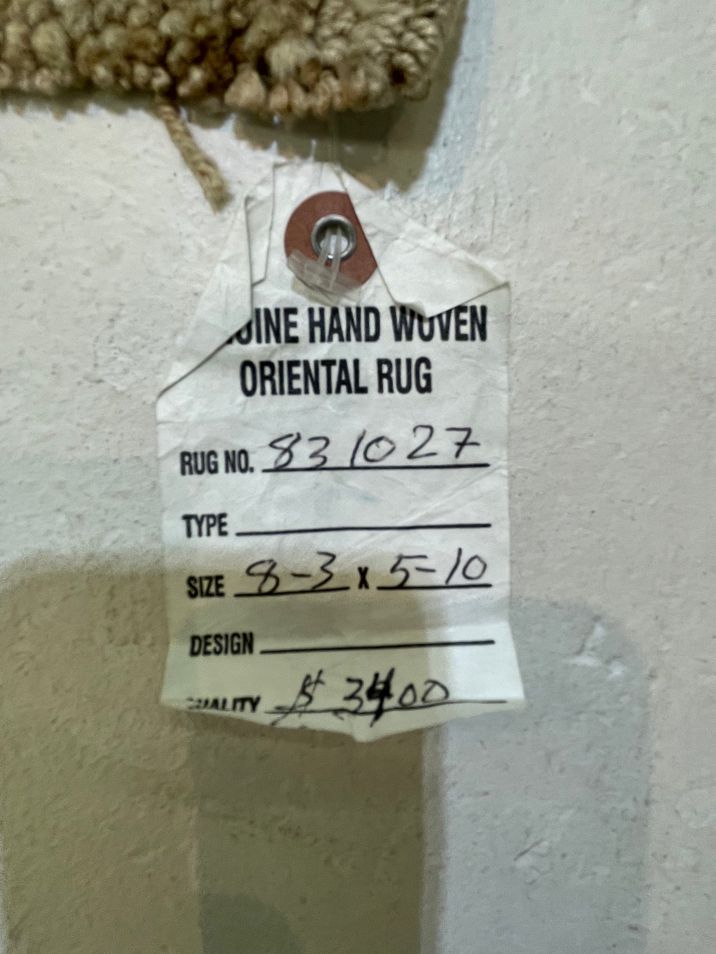 Hand-Knotted Wool Area Rug Turkish Oushak 5'10" x 8'3"