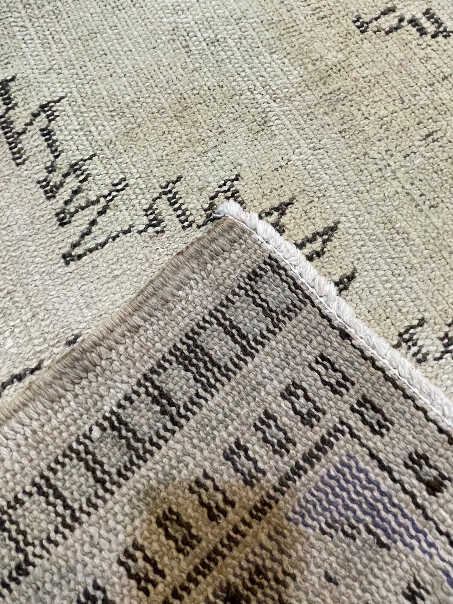 Hand-Knotted Wool Area Rug Turkish Oushak 6'2" x 9'7"