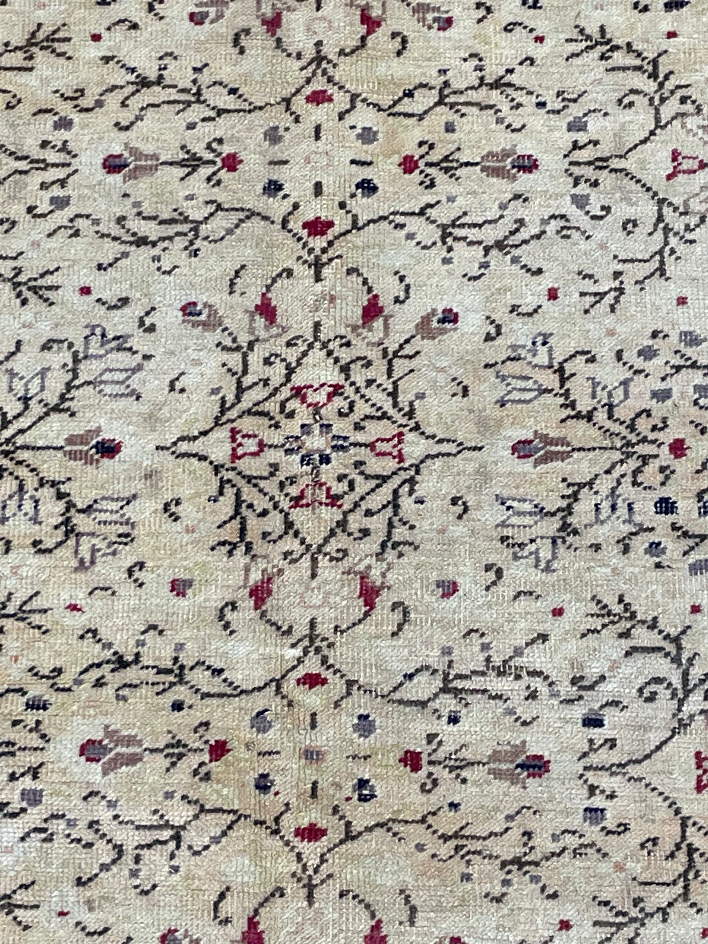 Hand-Knotted Wool Area Rug Turkish Oushak 6'5" x 9'8"