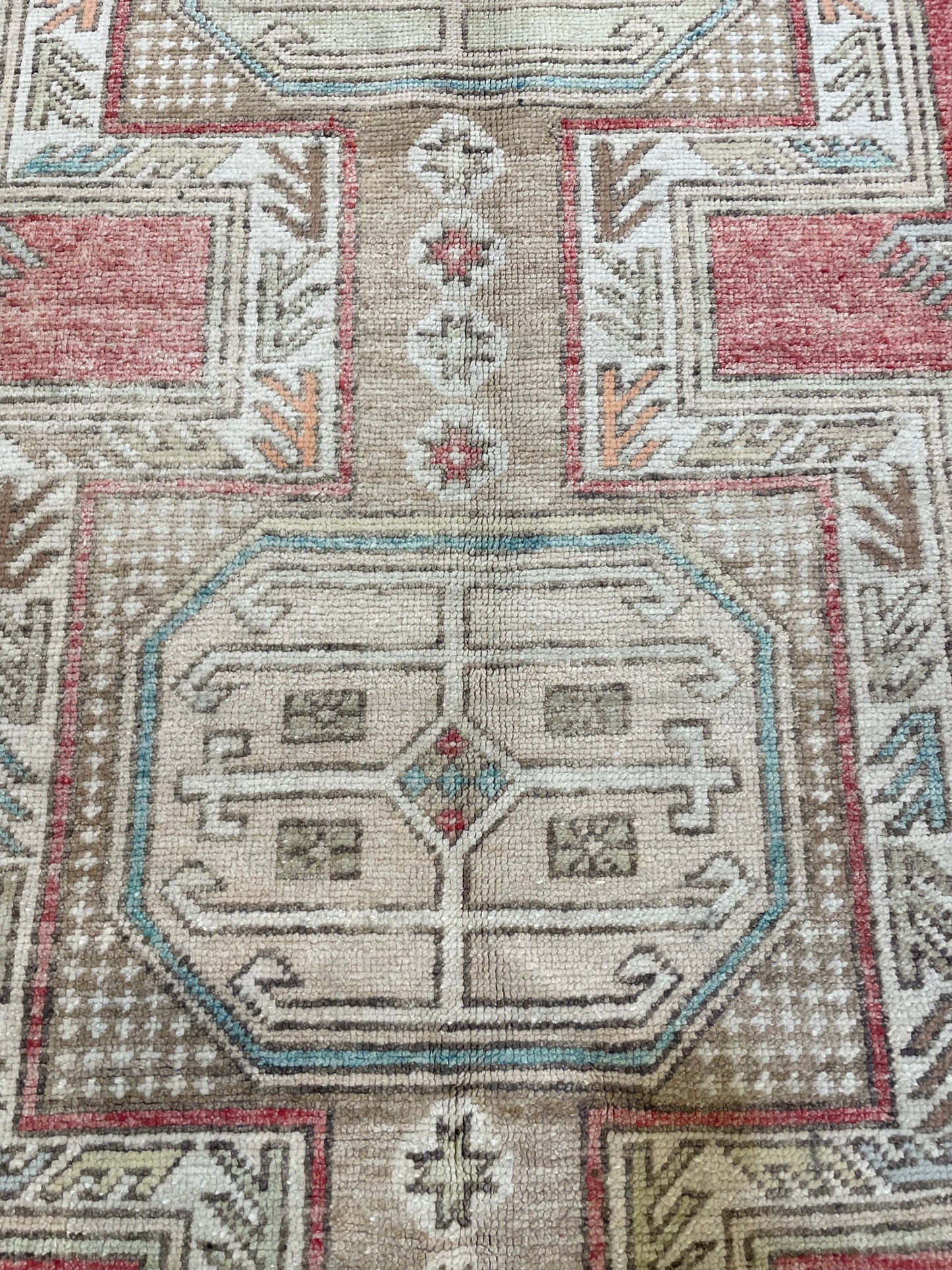 Hand-Knotted Wool Area Rug Turkish Oushak 5'4" x 9'2"