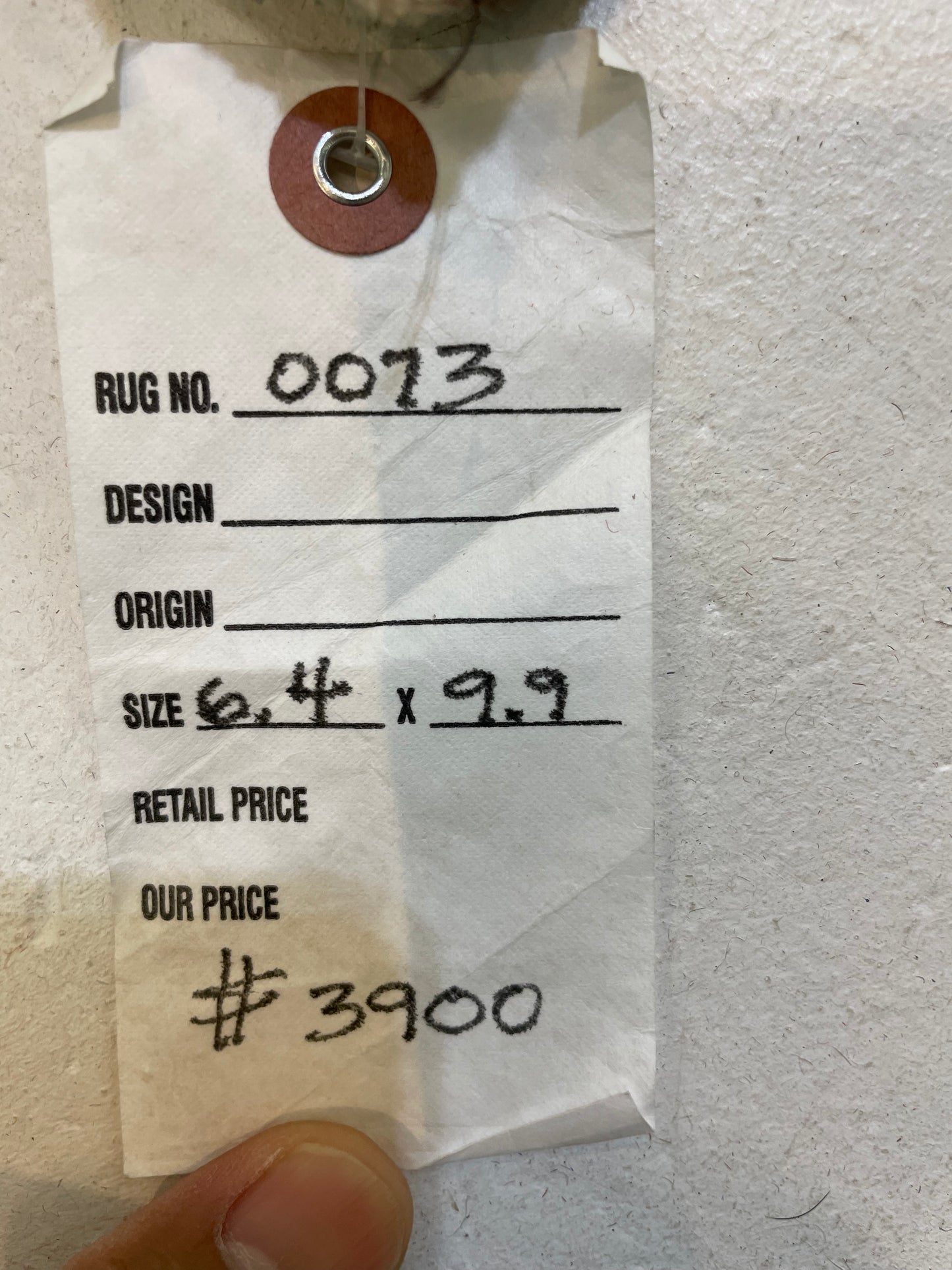 Hand-Knotted Wool Area Rug Turkish Oushak 6'4" x 9'9"