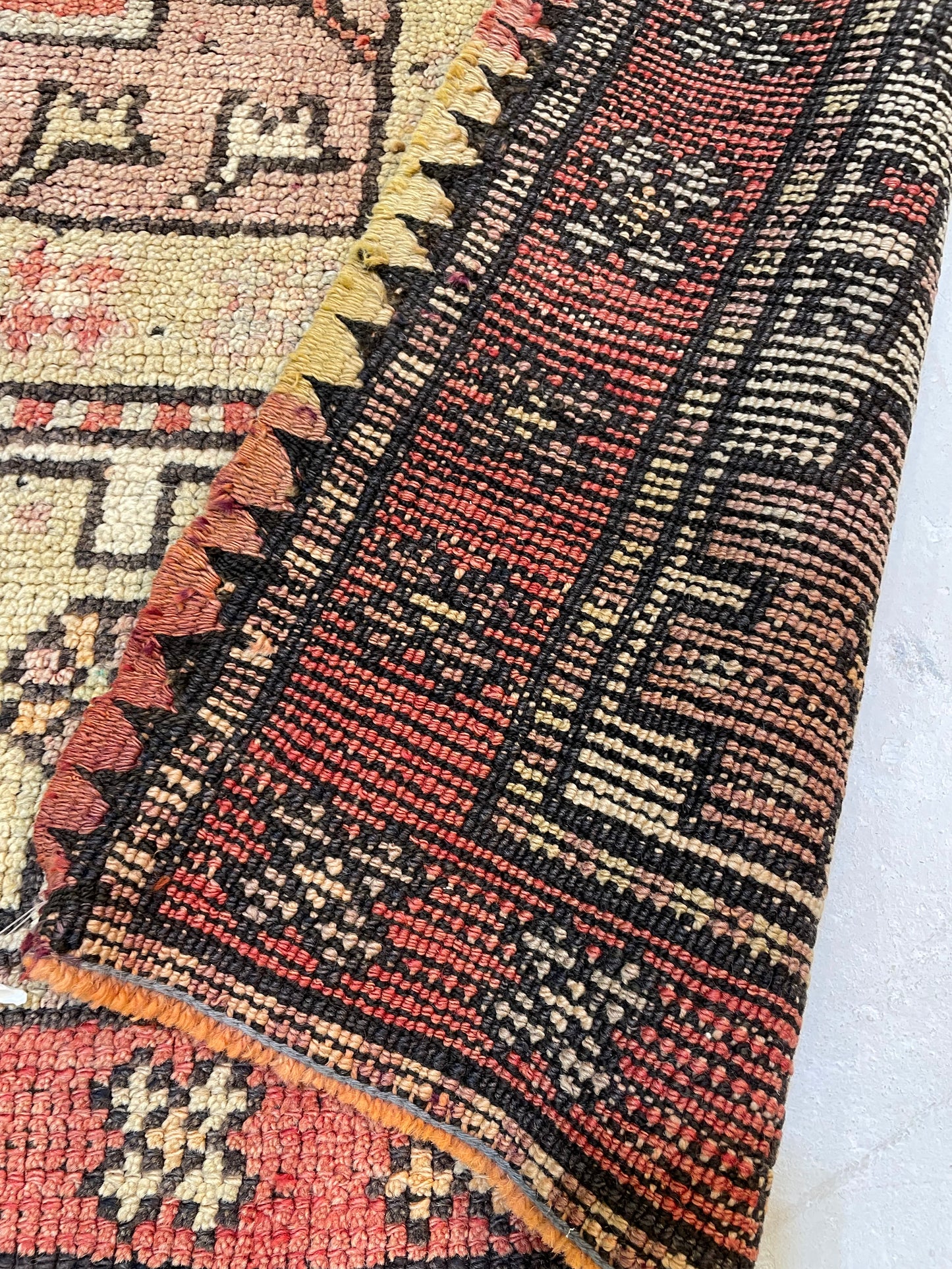 Hand-Knotted Wool Area Rug Turkish Oushak 6'7" x 9'8"