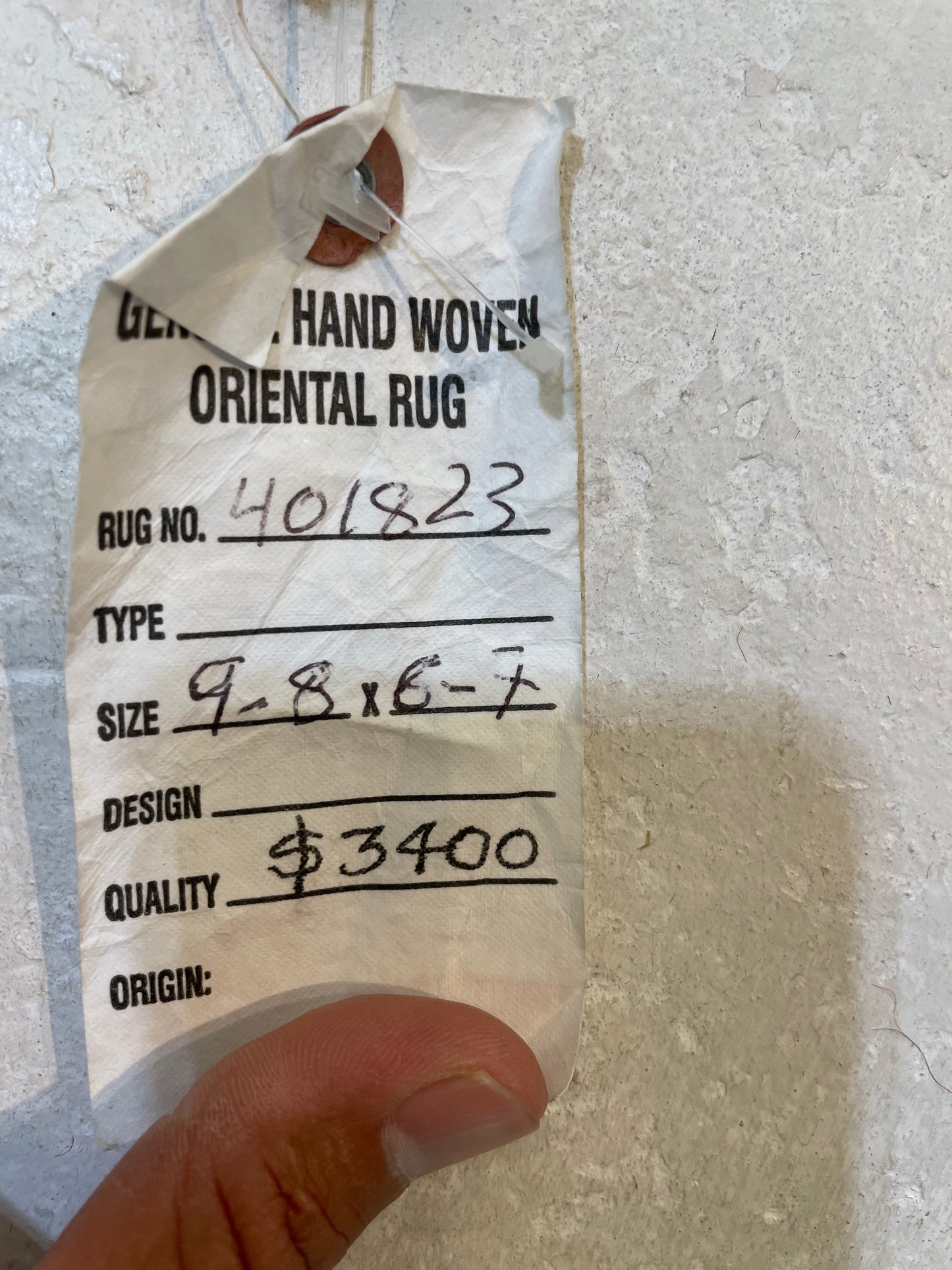 Hand-Knotted Wool Area Rug Turkish Oushak 6'7" x 9'8"