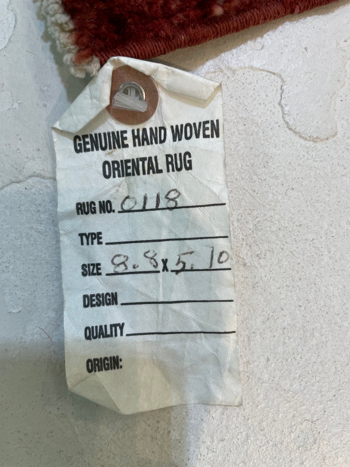 Hand-Knotted Wool Area Rug Turkish Oushak 5'10" x 8'8"