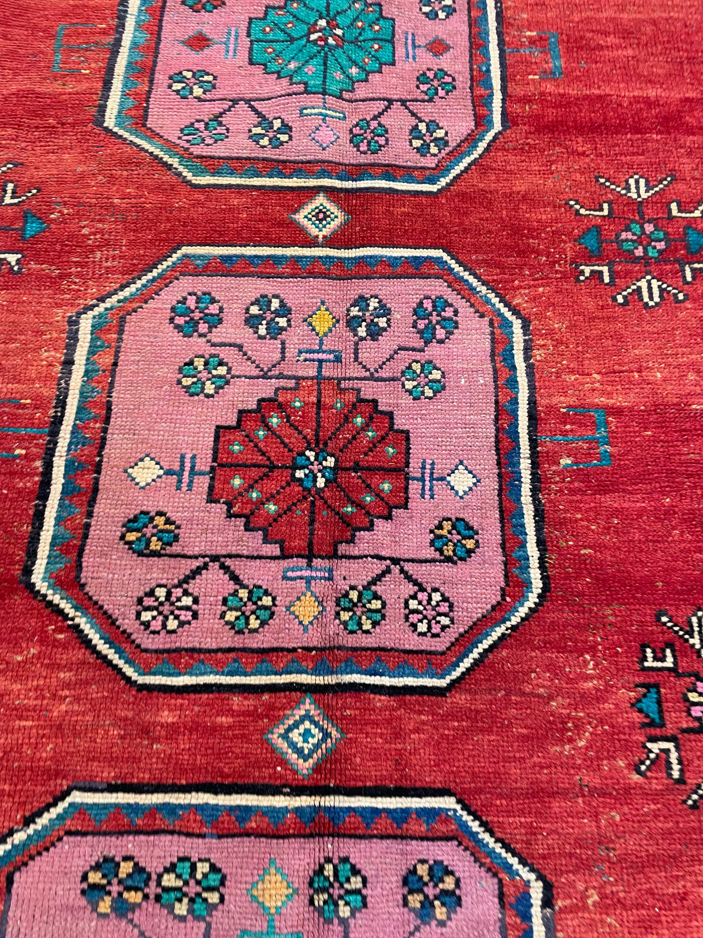 Hand-Knotted Wool Area Rug Turkish Oushak 5'10" x 9'6"