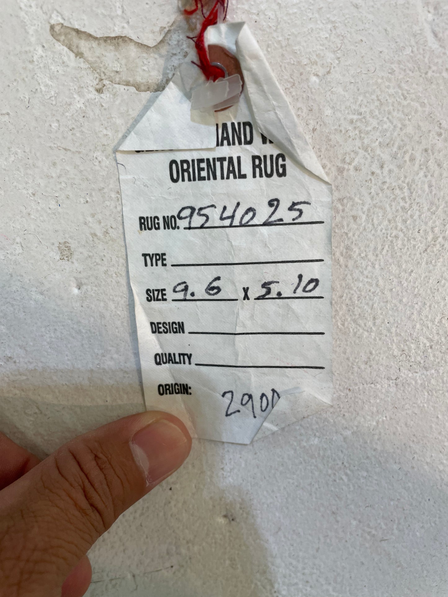 Hand-Knotted Wool Area Rug Turkish Oushak 5'10" x 9'6"