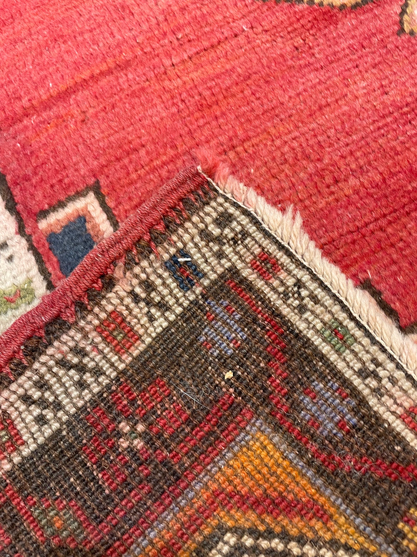 Hand-Knotted Wool Area Rug Turkish Oushak 4'9" x 8'11"