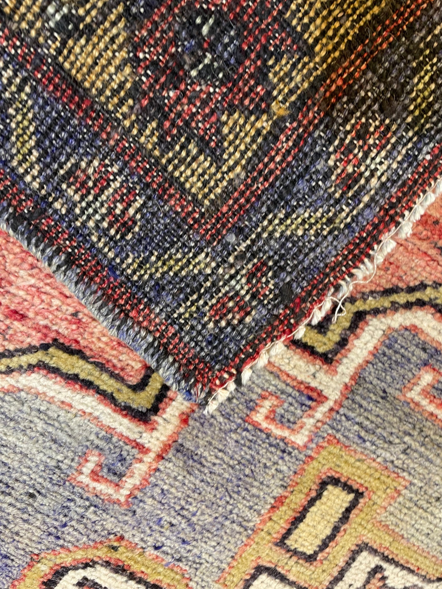 Hand-Knotted Wool Runner Turkish Oushak 5'2" x 11'2"