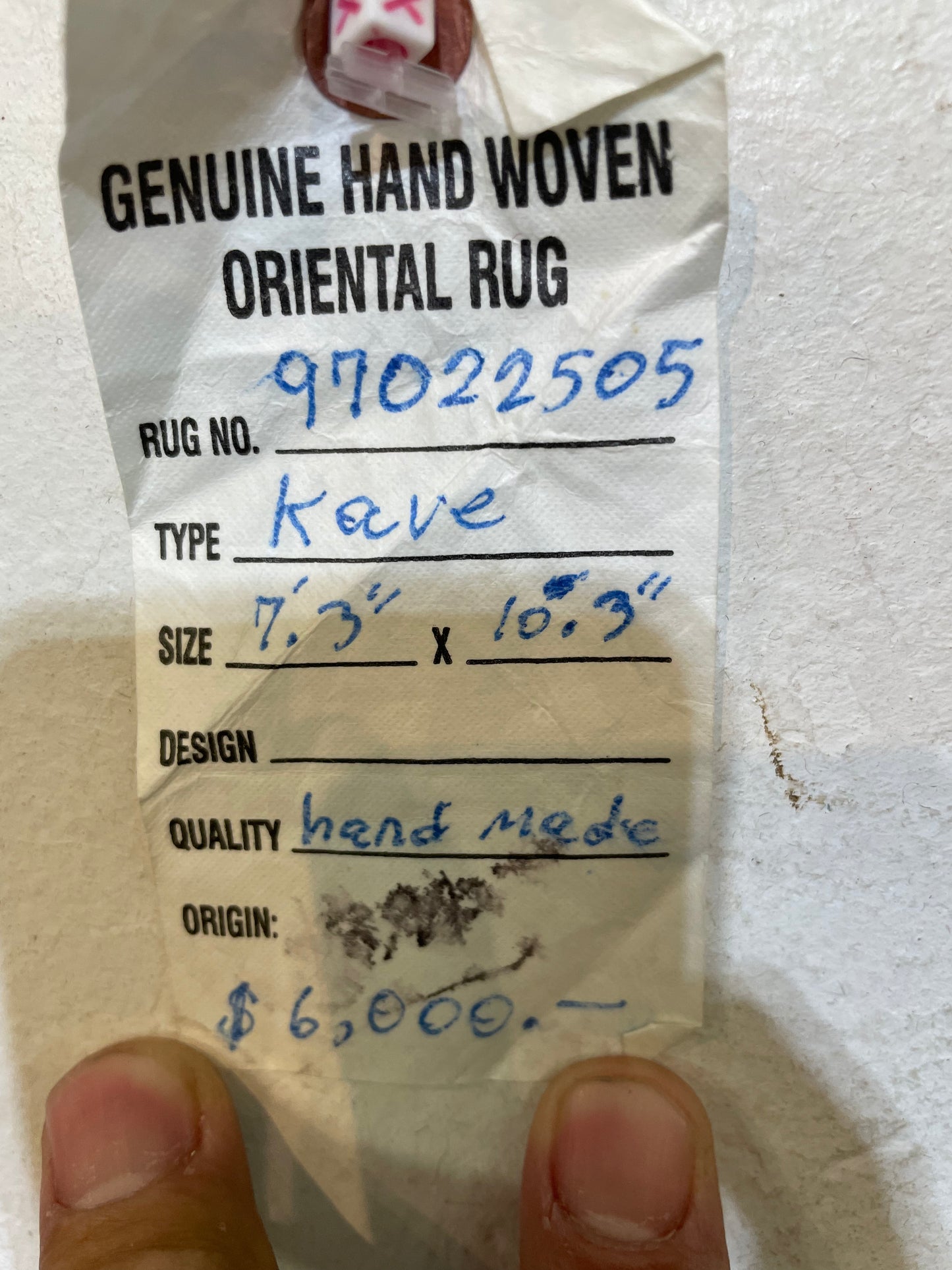 Hand-Knotted Wool Area Rug Turkish Oushak 7'3" x 10'3"