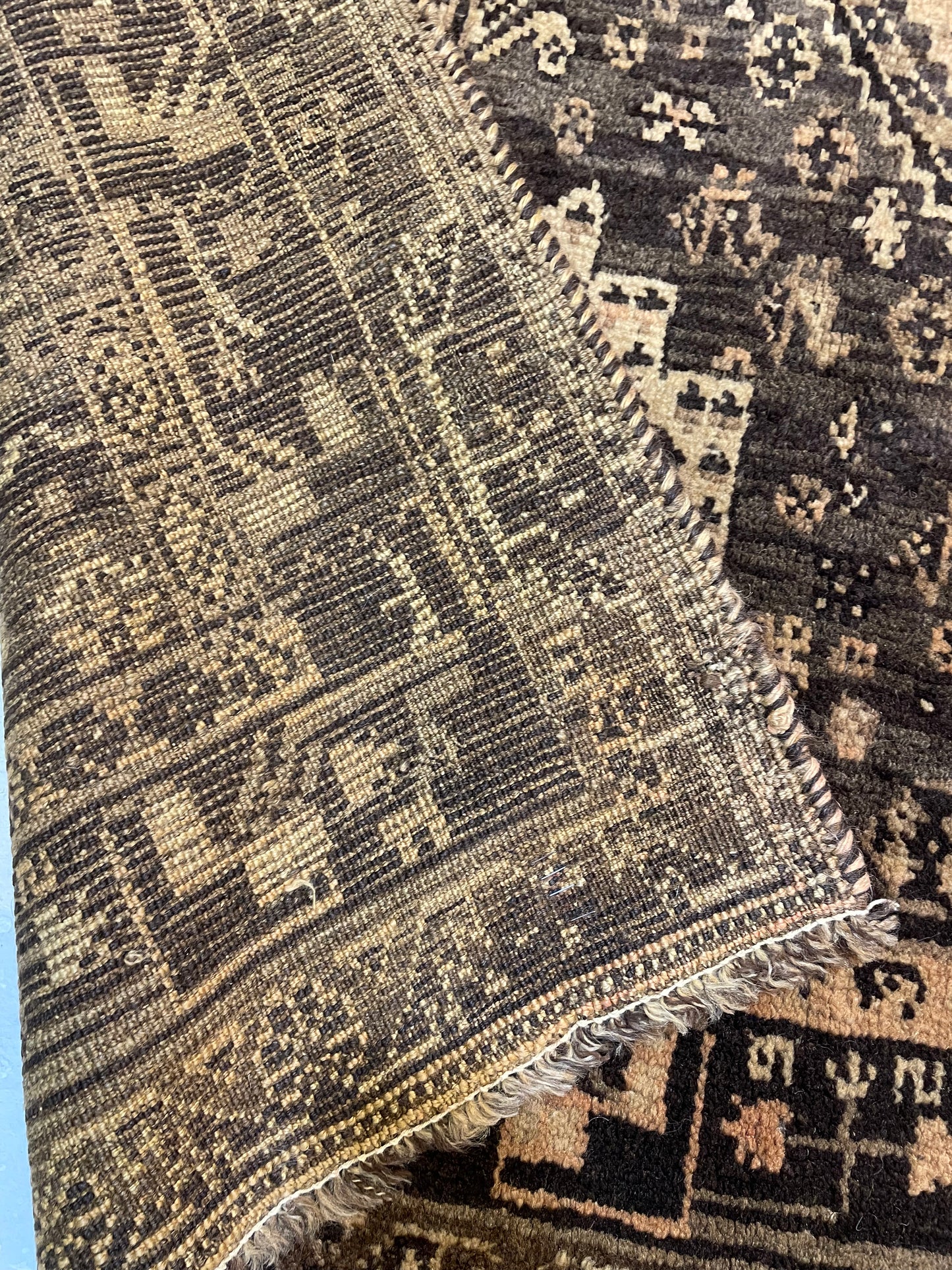 Hand-Knotted Wool Area Rug Turkish Oushak 7'2" x 9'5"