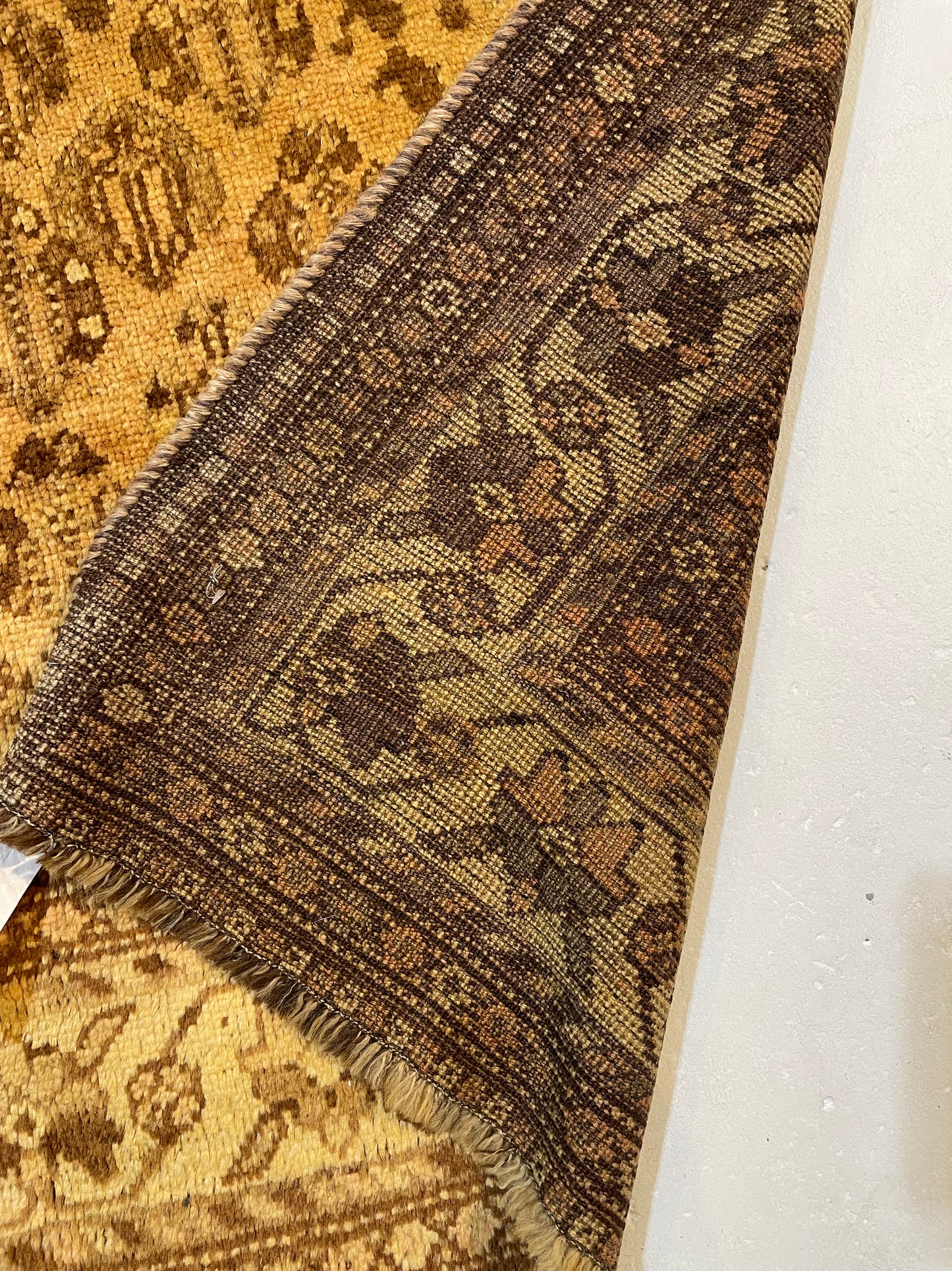 Hand-Knotted Wool Area Rug Turkish Oushak 7'2" x 10'