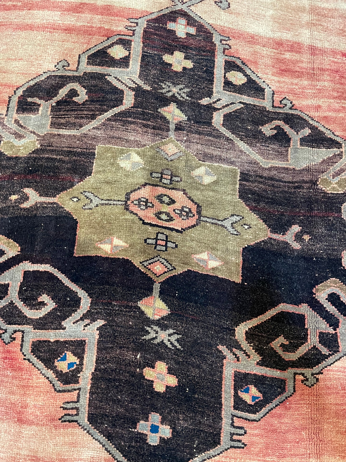 Hand-Knotted Wool Gallery Size Turkish Oushak 6'2" x 12'1"