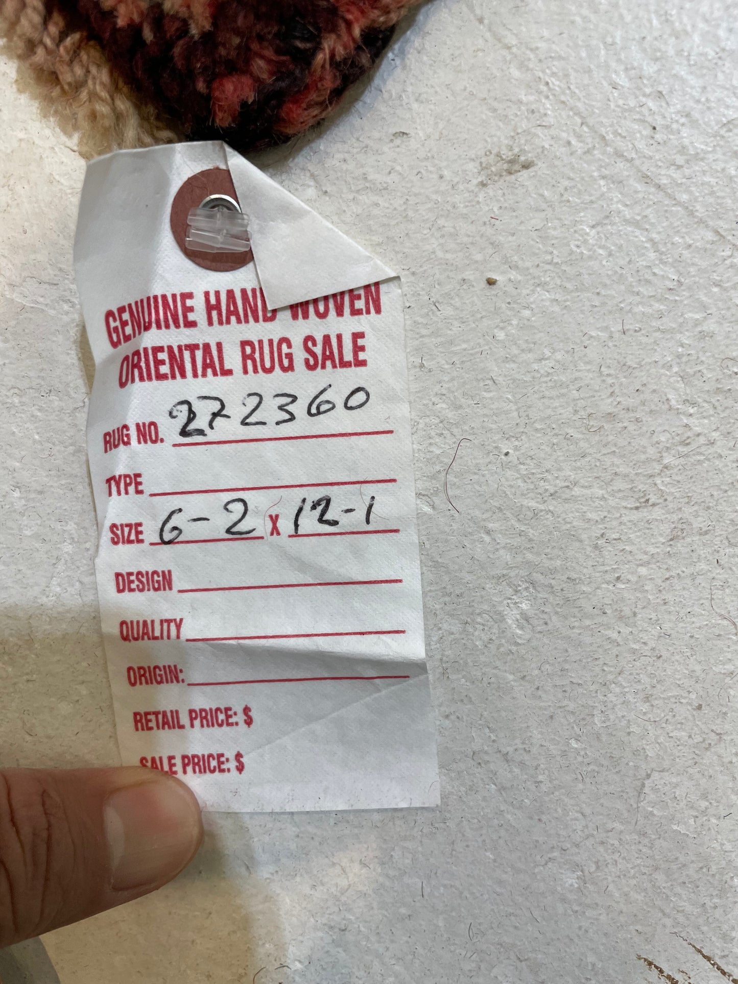 Hand-Knotted Wool Gallery Size Turkish Oushak 6'2" x 12'1"