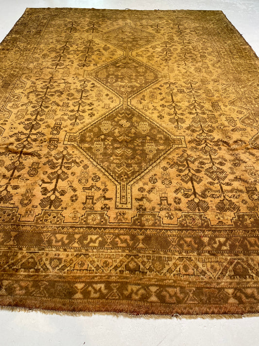 Hand-Knotted Wool Rug Turkish Oushak 7' x 9'10"