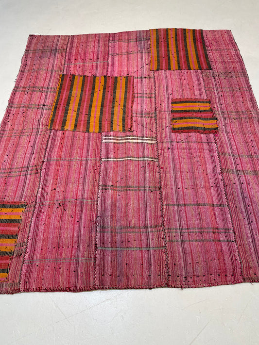 Hand-Knotted Wool Rug Turkish Oushak 5'5" x 6'6"