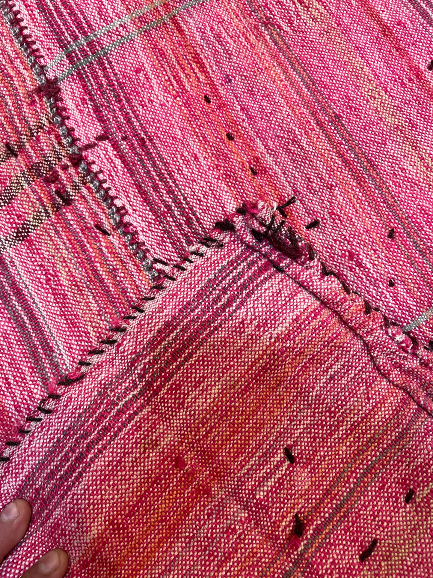 Hand-Knotted Wool Rug Turkish Oushak 5'5" x 6'6"