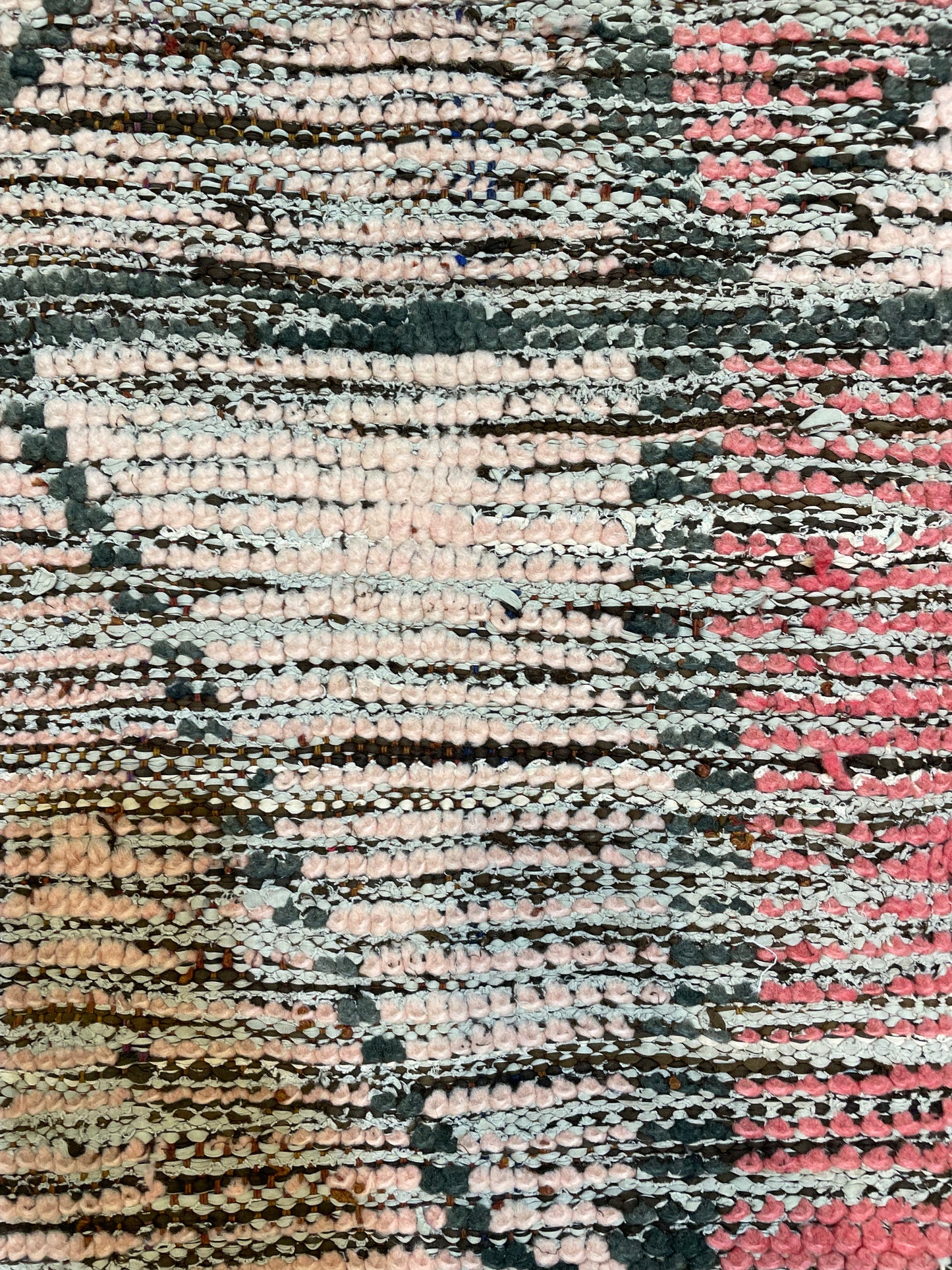 Hand-Knotted Wool Runner Moroccan 2'11" x 10'2"