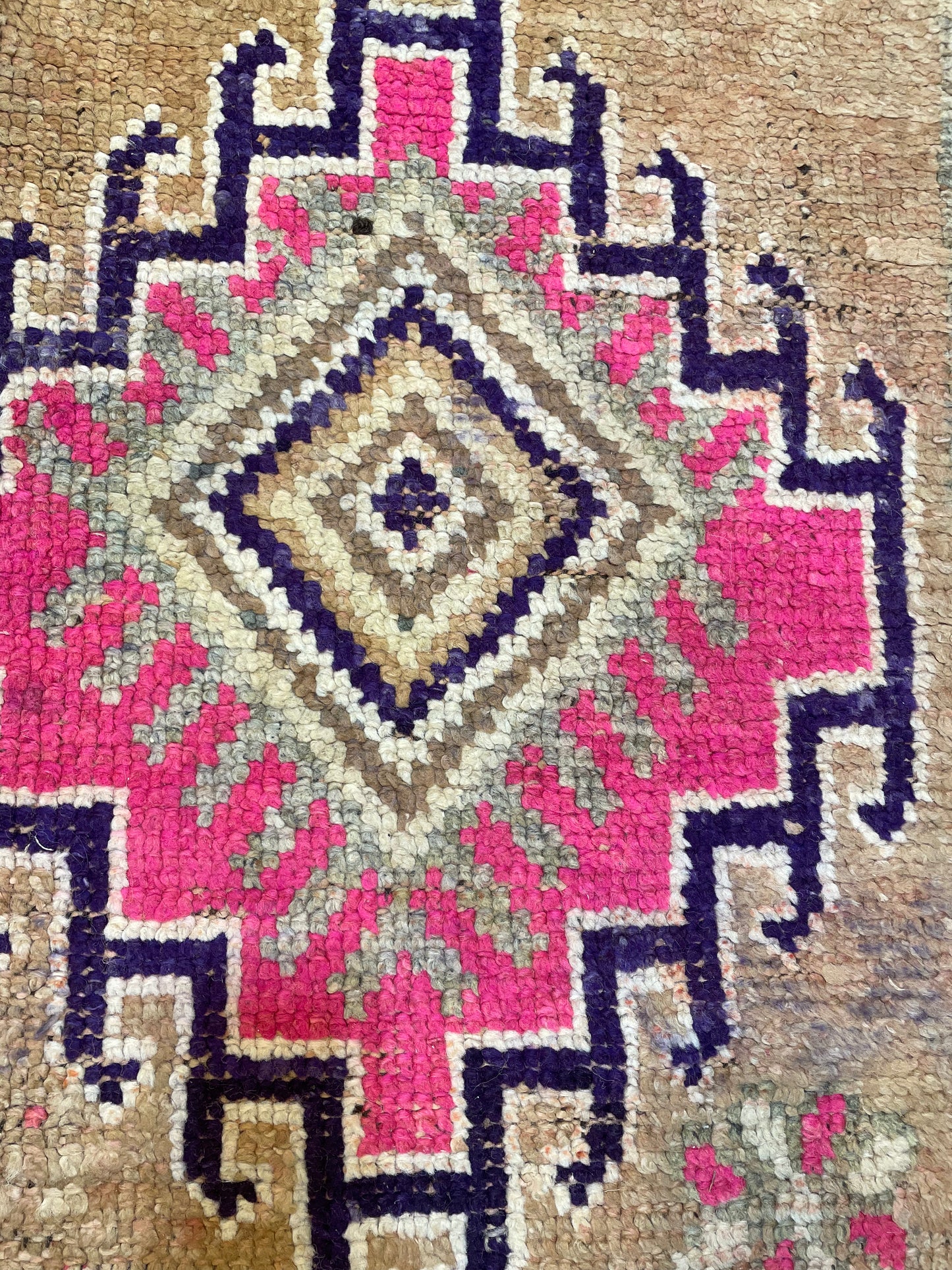 Hand-Knotted Wool Rug Moroccan 6'3" x 9'8"