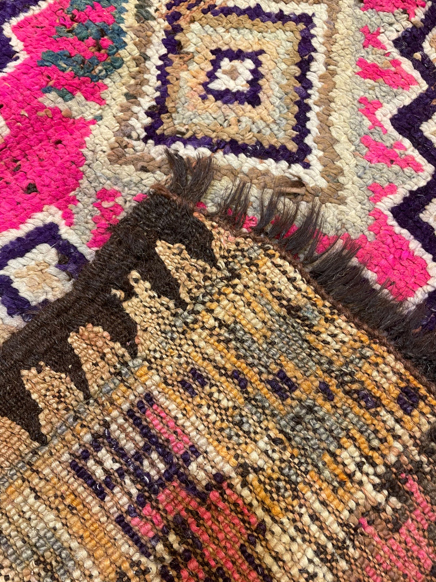 Hand-Knotted Wool Rug Moroccan 6'3" x 9'8"